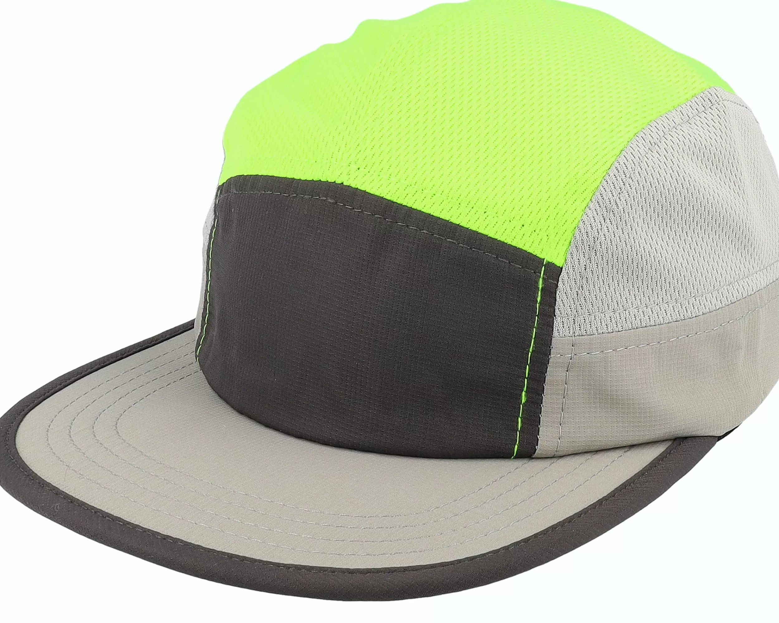 Kumo Sport Neon Yellow/Black/Grey 5-Panel - -Unisex 5-Panel