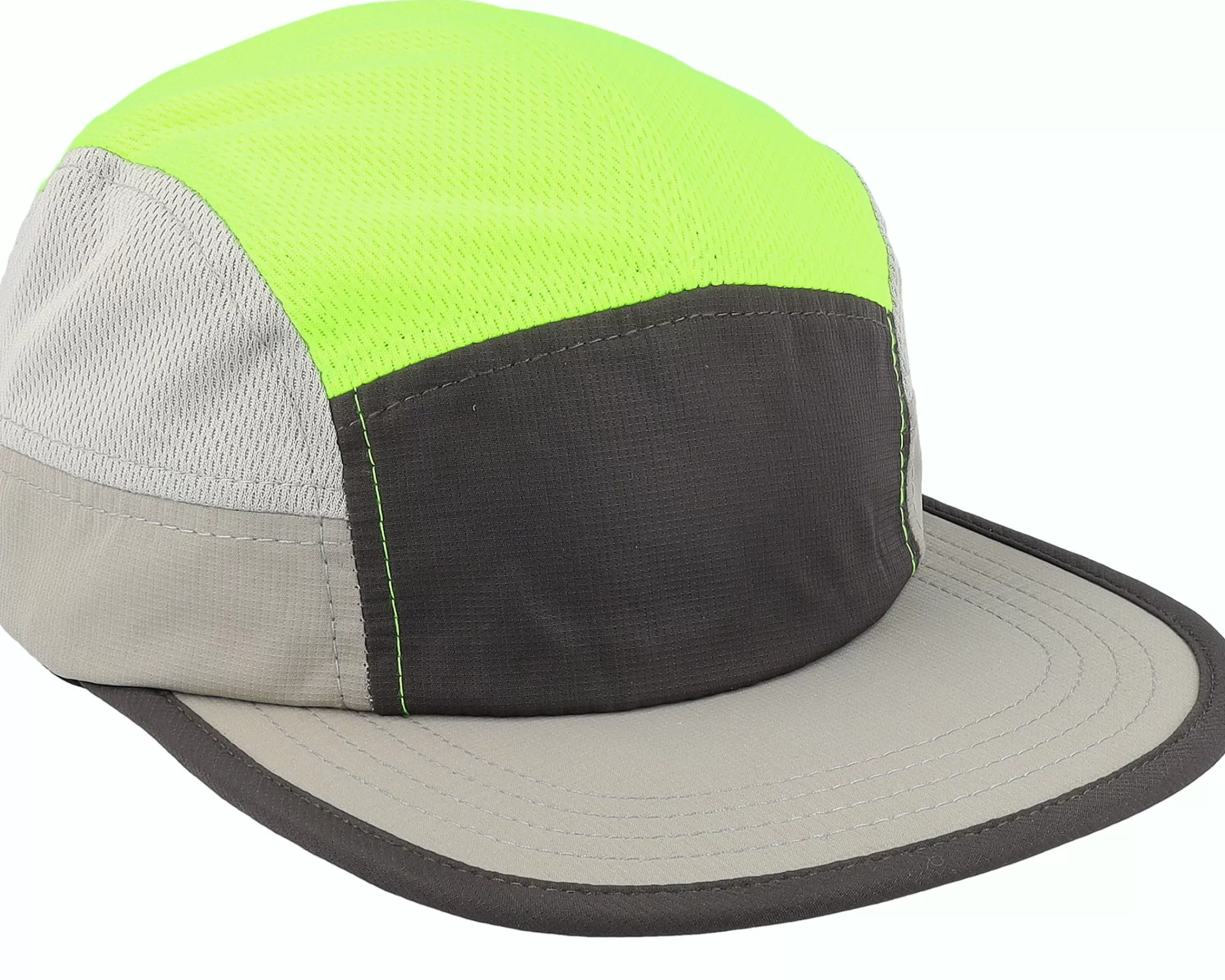 Kumo Sport Neon Yellow/Black/Grey 5-Panel - -Unisex 5-Panel