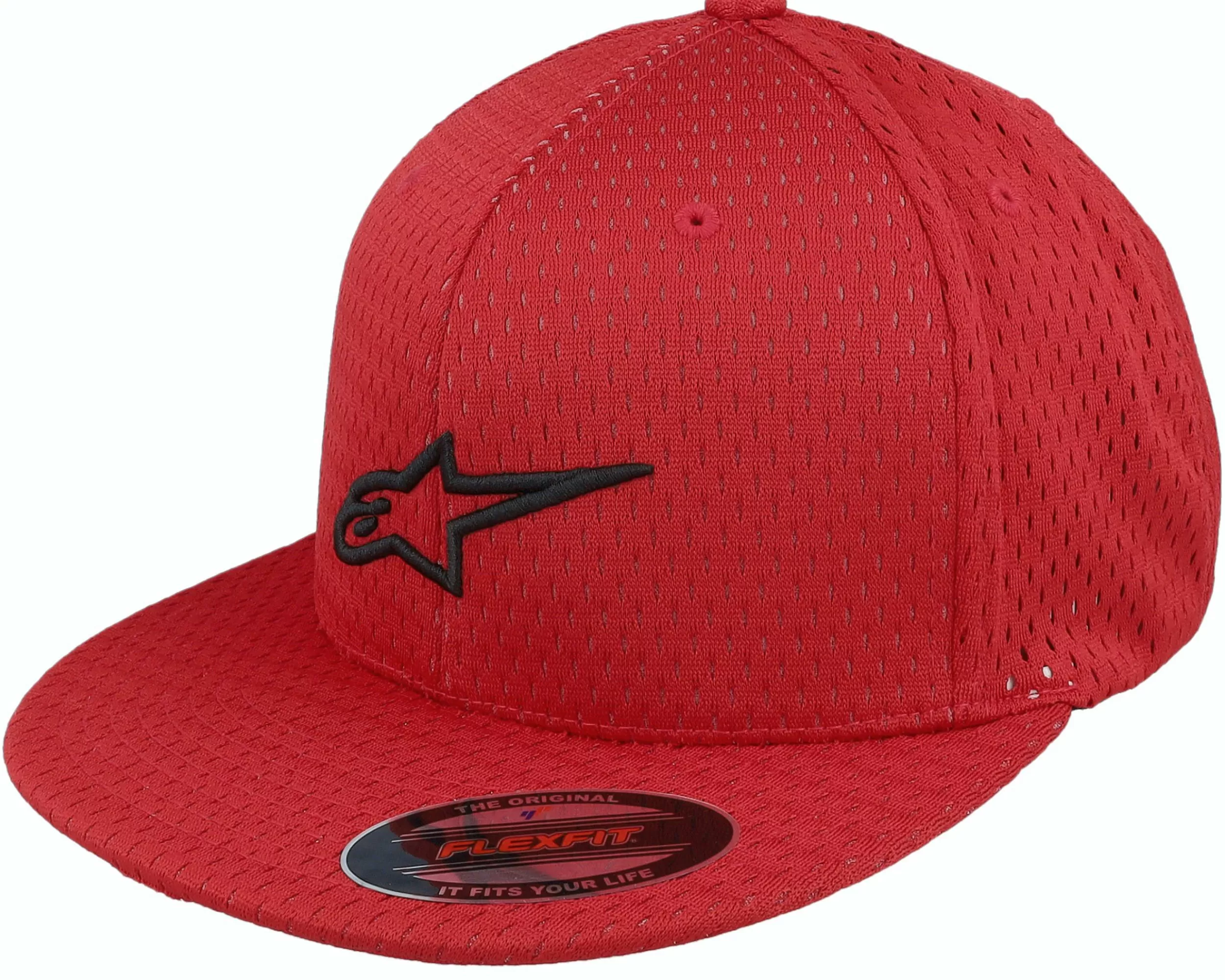 Alpinestars Sprint Mesh Hat Red/Black Fitted - -Unisex Fitted