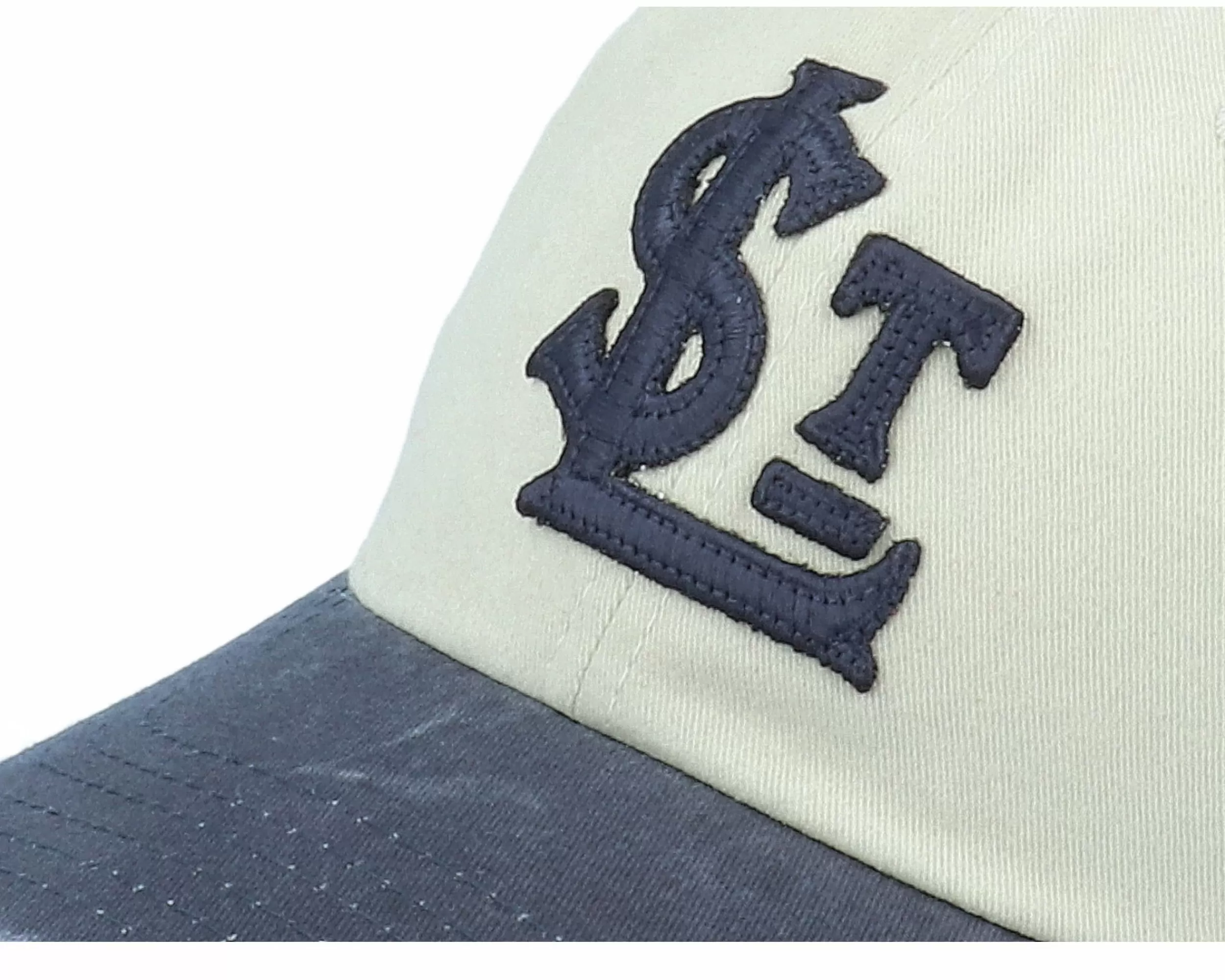 American Needle St: Louis Terriers Archive Stone & Khaki/Navy Dad Cap - -Unisex Dad Cap