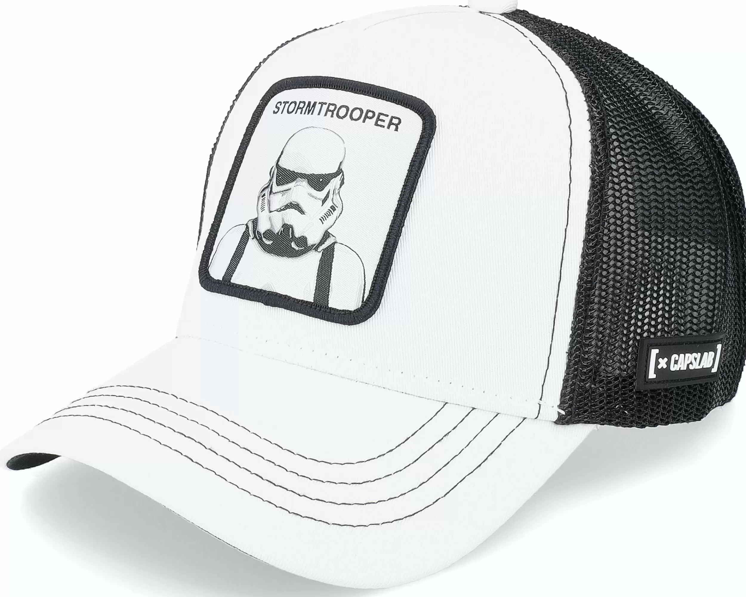 Capslab Star Wars Stormtrooper White/Black Trucker - -Unisex Trucker