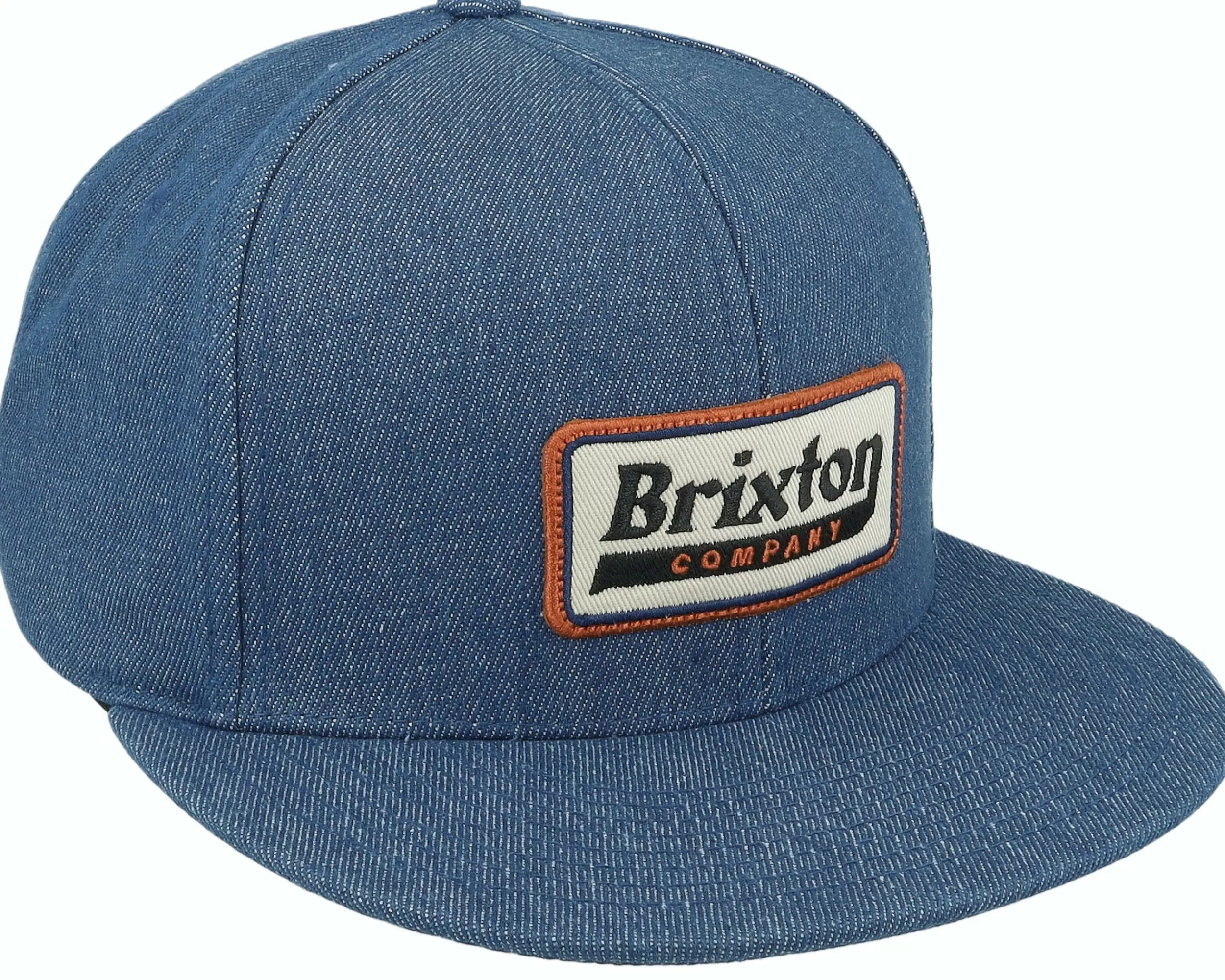 Brixton Steadfast Denim Snapback - -Unisex Snapback