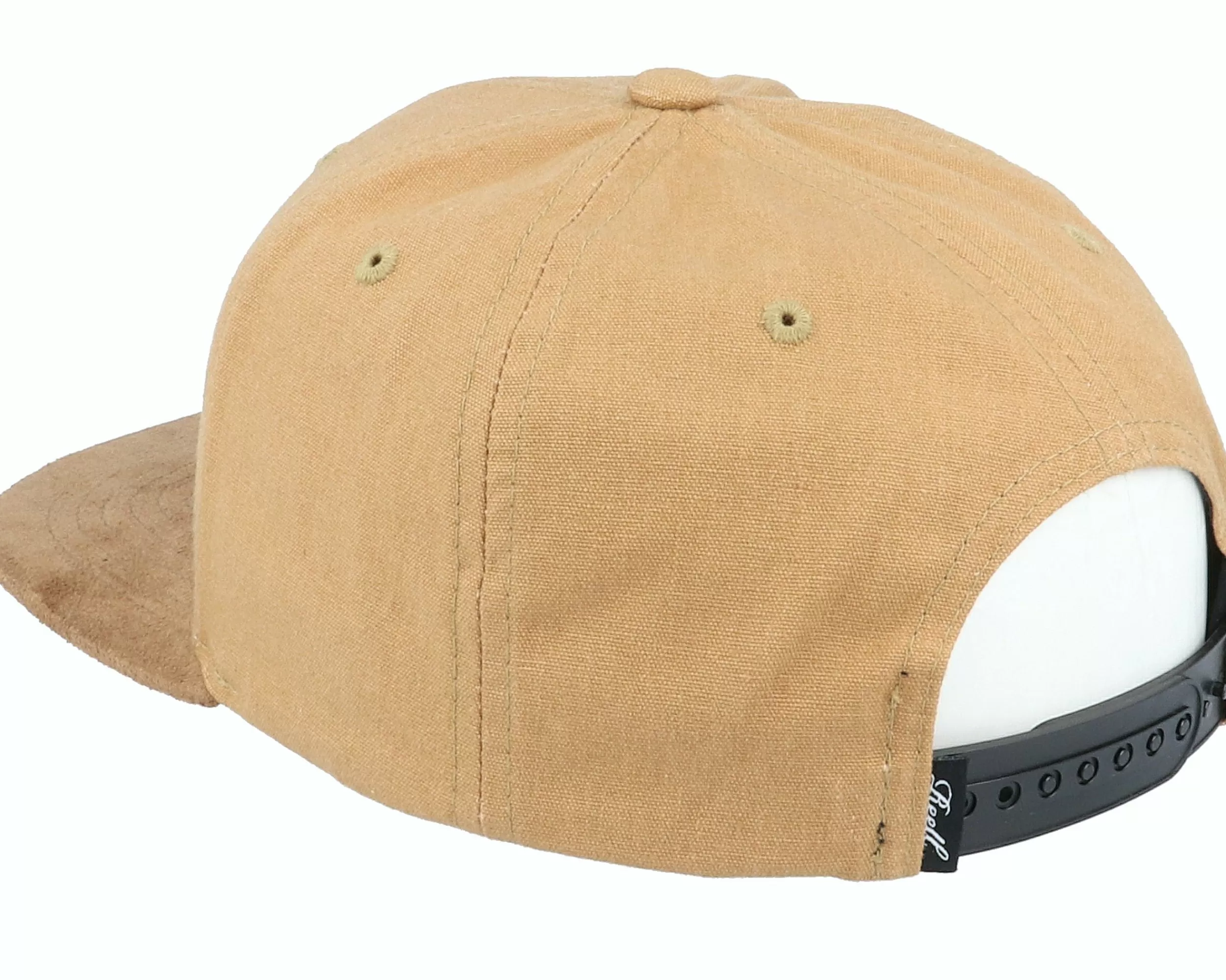 Reell Suede Cap 151 Ocre Brown Snapback - -Unisex Snapback