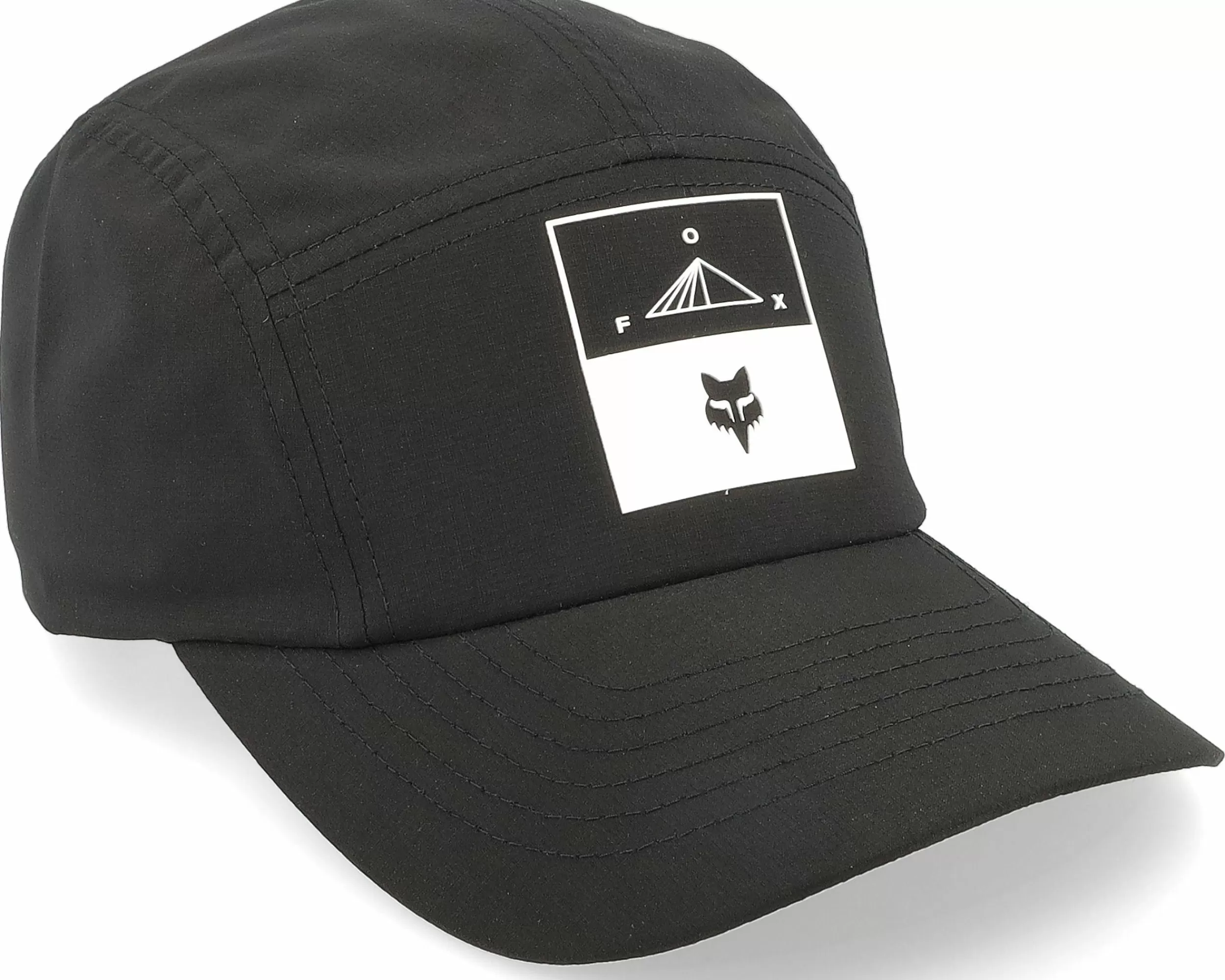 Fox Summit Camper Black 5-Panel - -Unisex 5-Panel