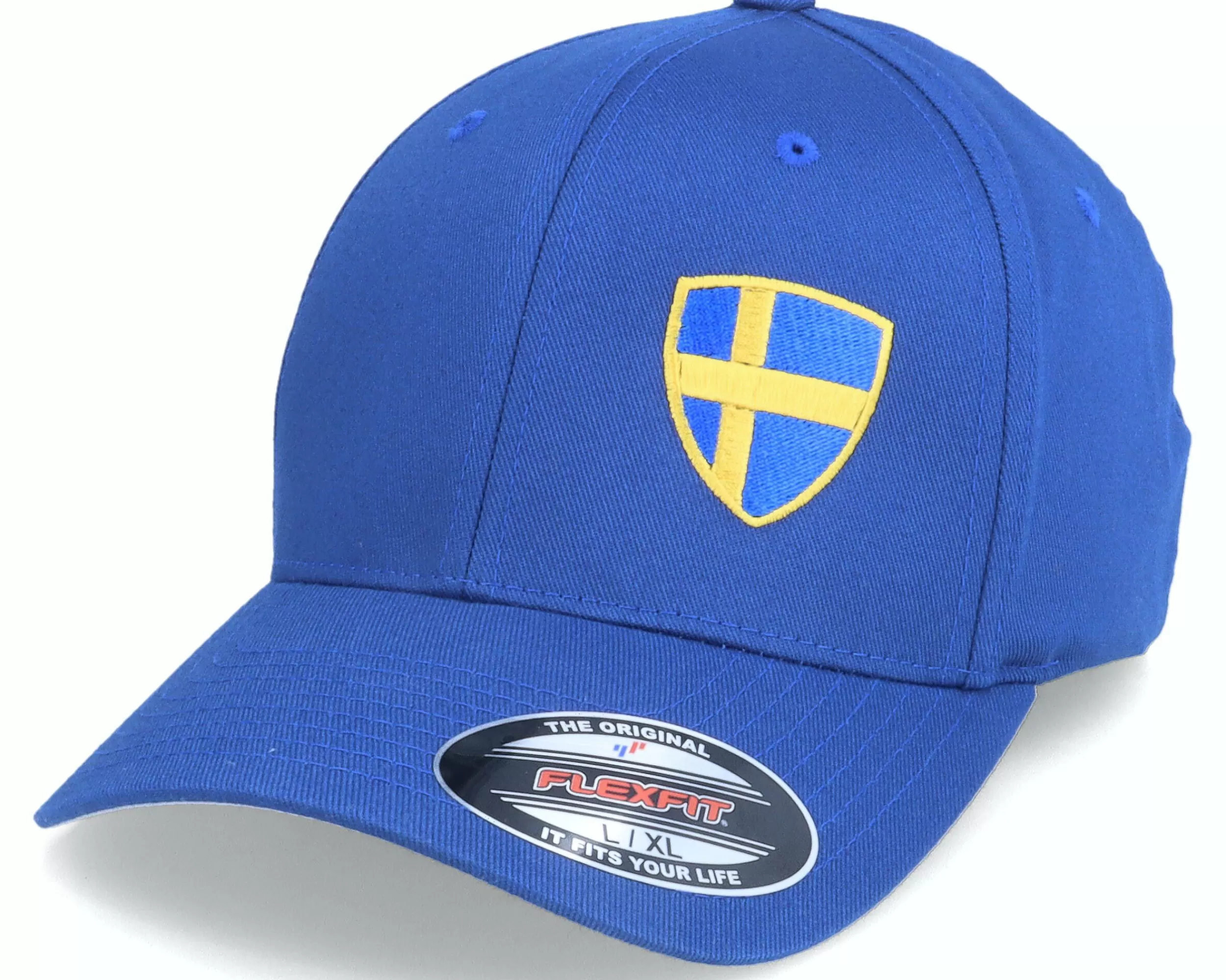 Forza Sweden Flag Shield Blue Flexfit - -Unisex Flexfit