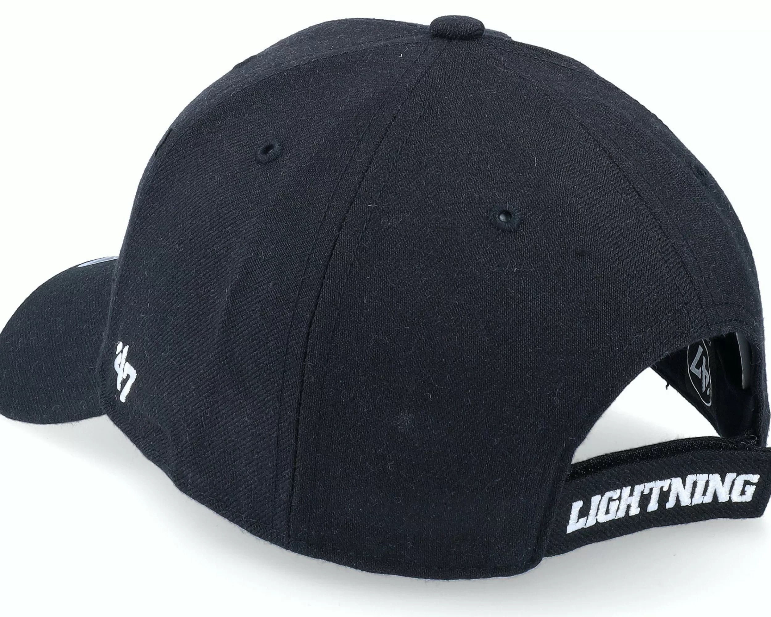 47 Brand Tampa Bay Lightning Nhl '47 Mvp Black Adjustable - -Unisex Adjustable