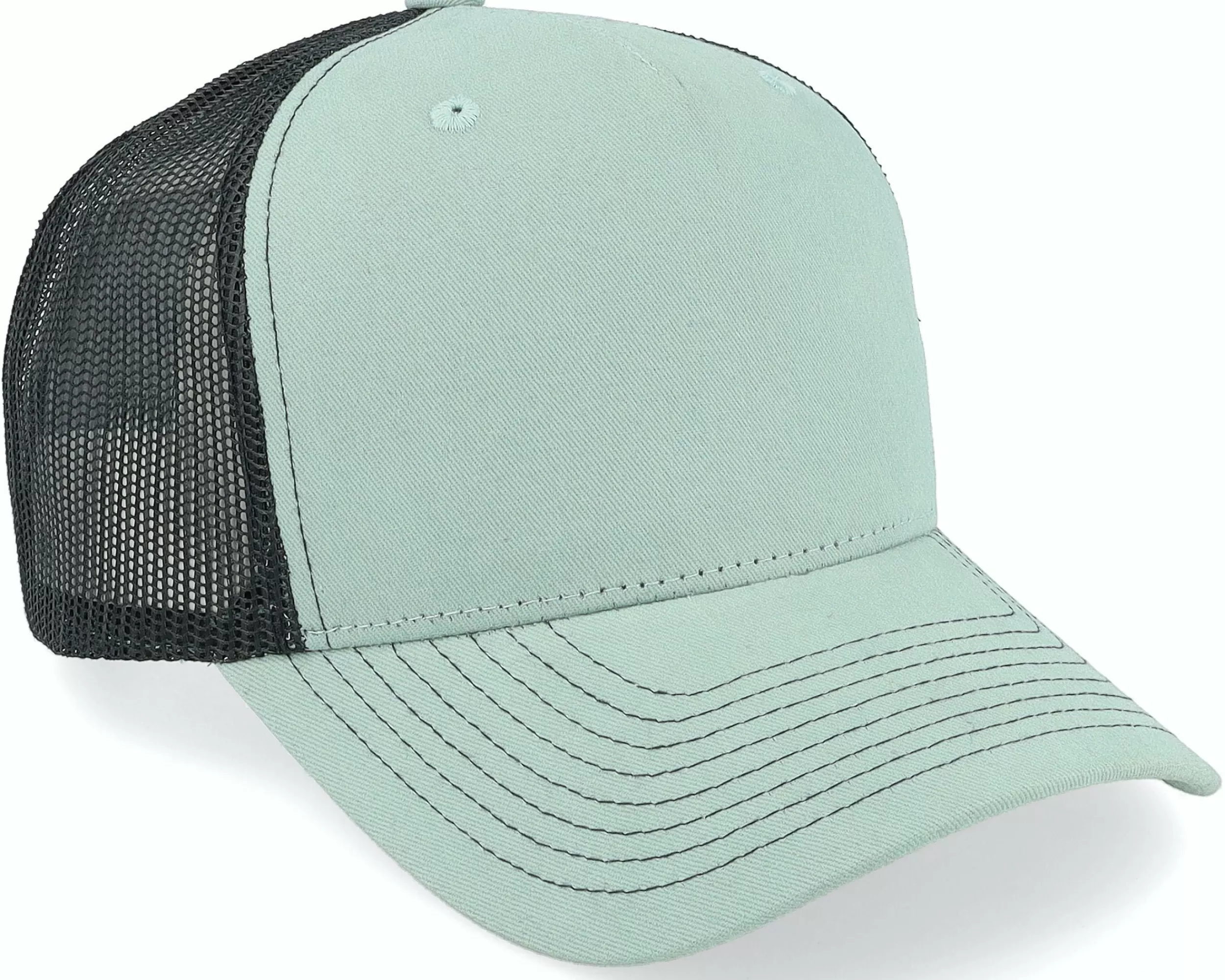 Equip Teal Green/Black A-Frame Trucker - -Unisex Trucker