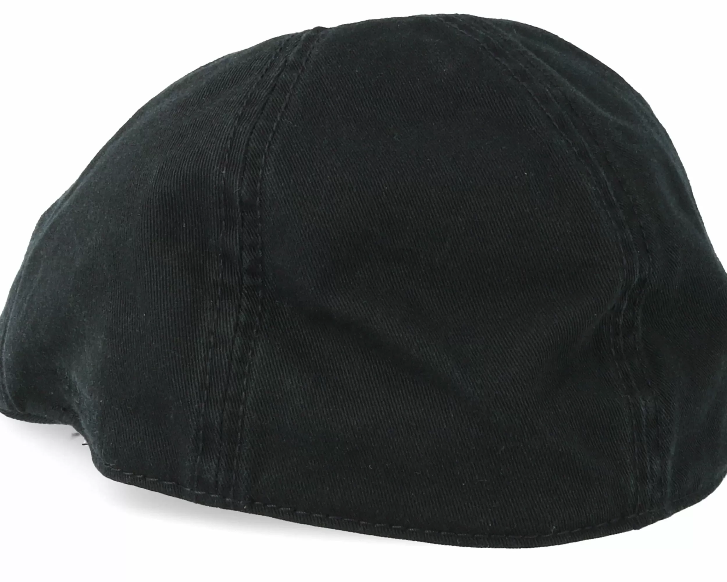 Stetson Texas Cotton Black Flat Cap - -Unisex Flat Caps