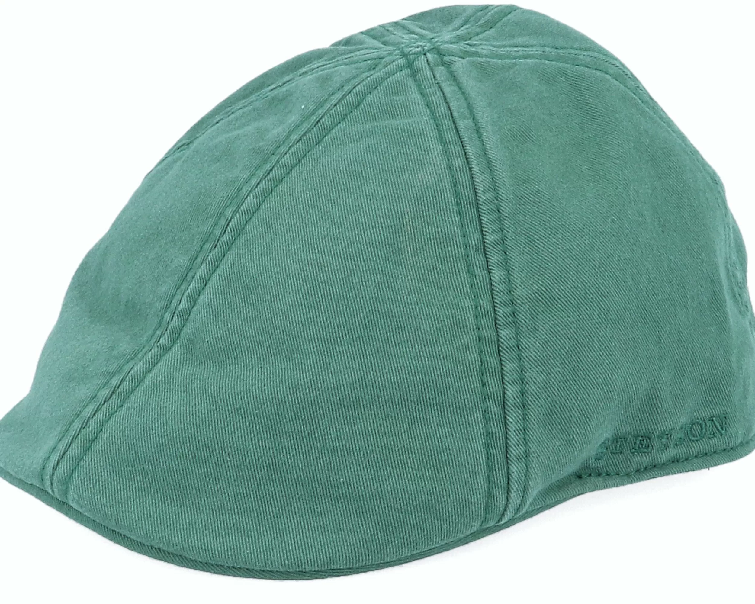 Stetson Texas Cotton Green Flat Cap - -Unisex Flat Caps