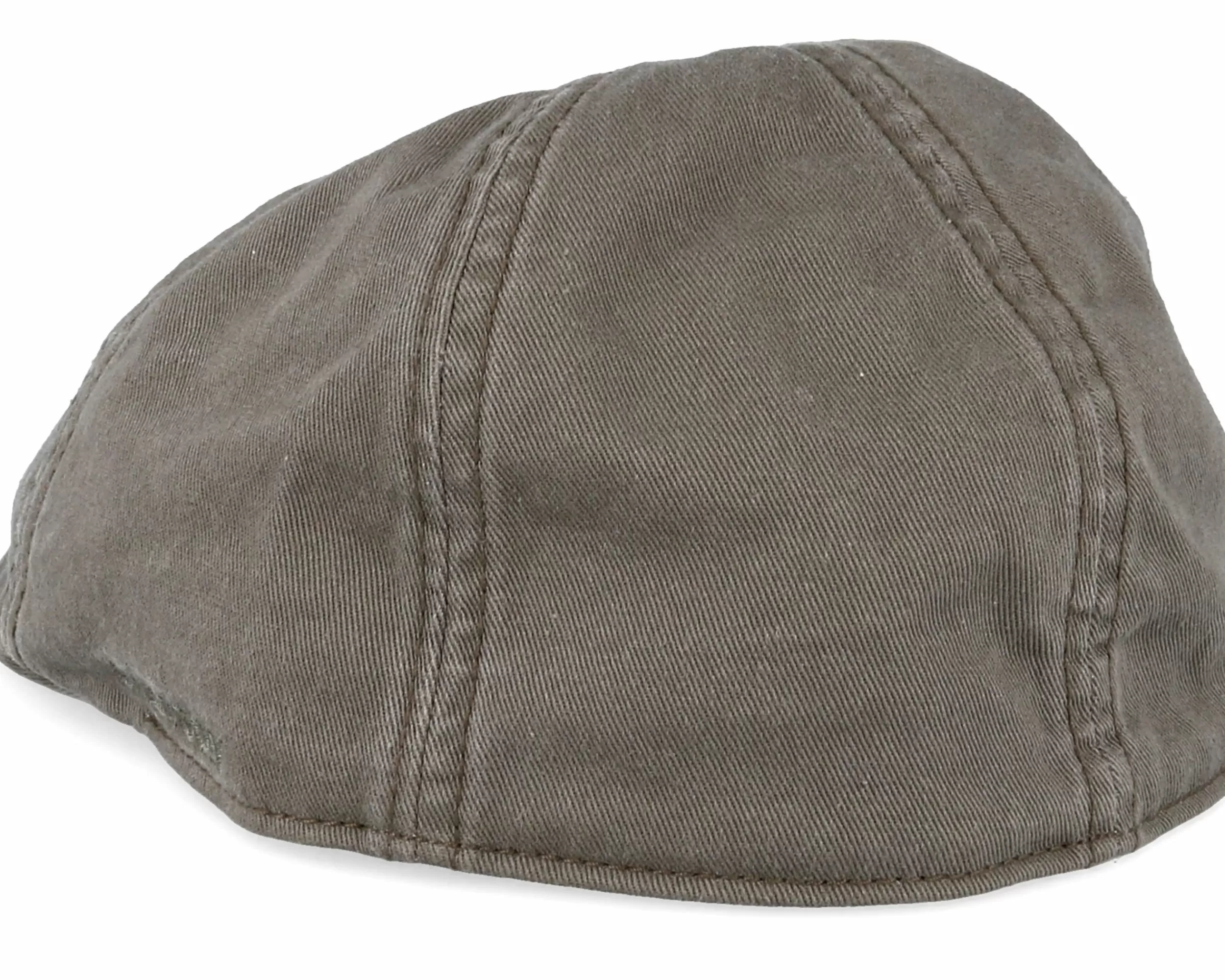 Stetson Texas Cotton Olive Flat Cap - -Unisex Flat Caps