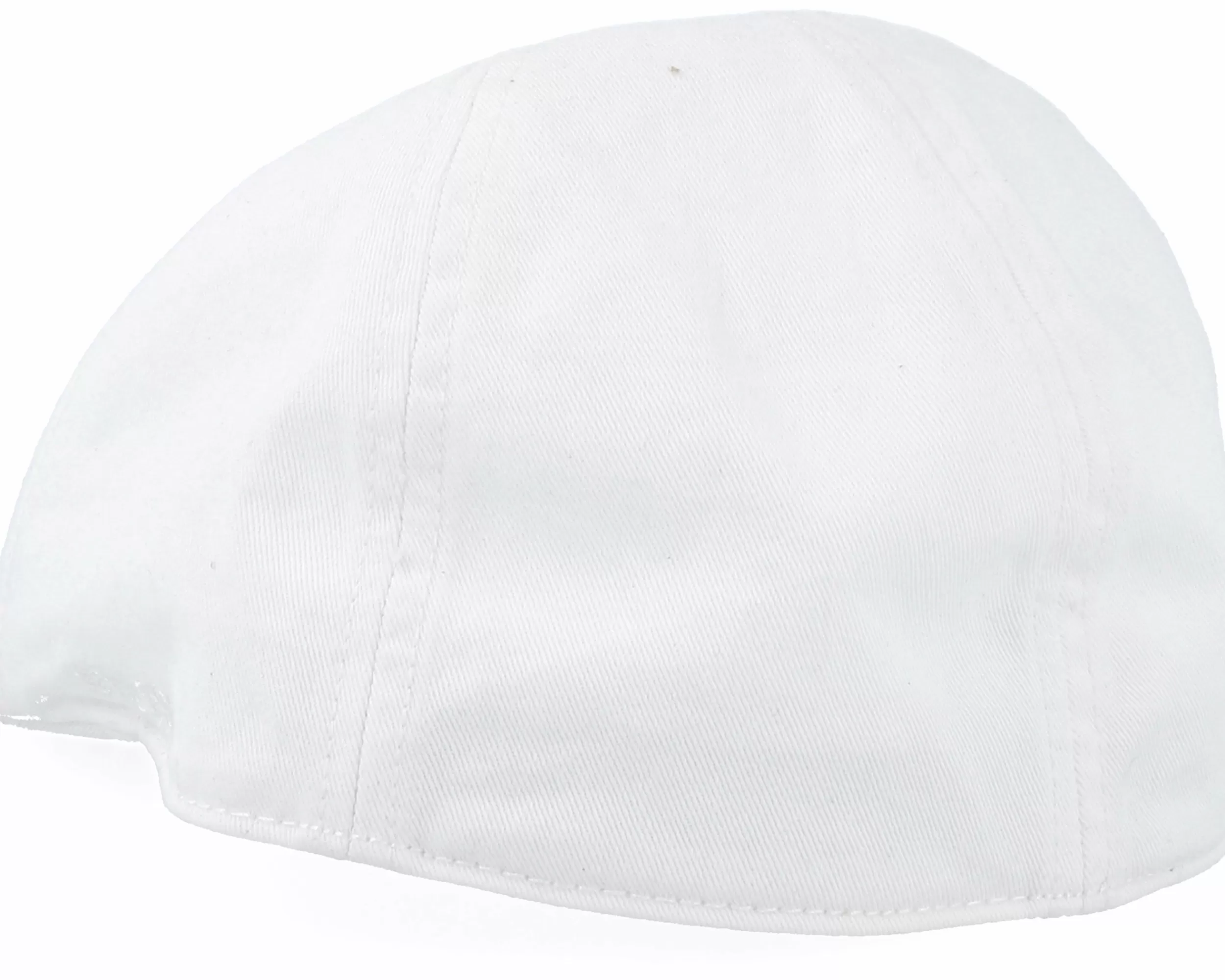 Stetson Texas Cotton White Flat Cap - -Unisex Flat Caps