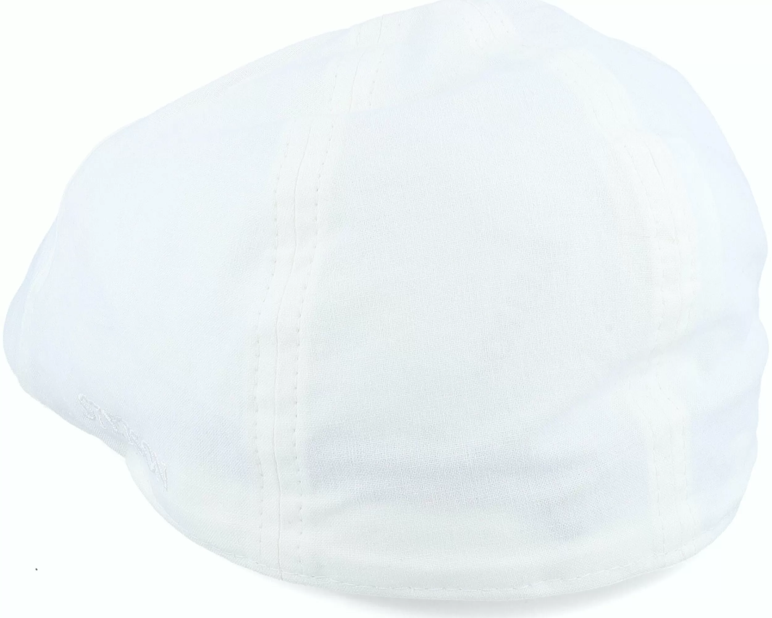 Stetson Texas Delave Organic Cotton White Flat Cap - -Unisex Flat Caps