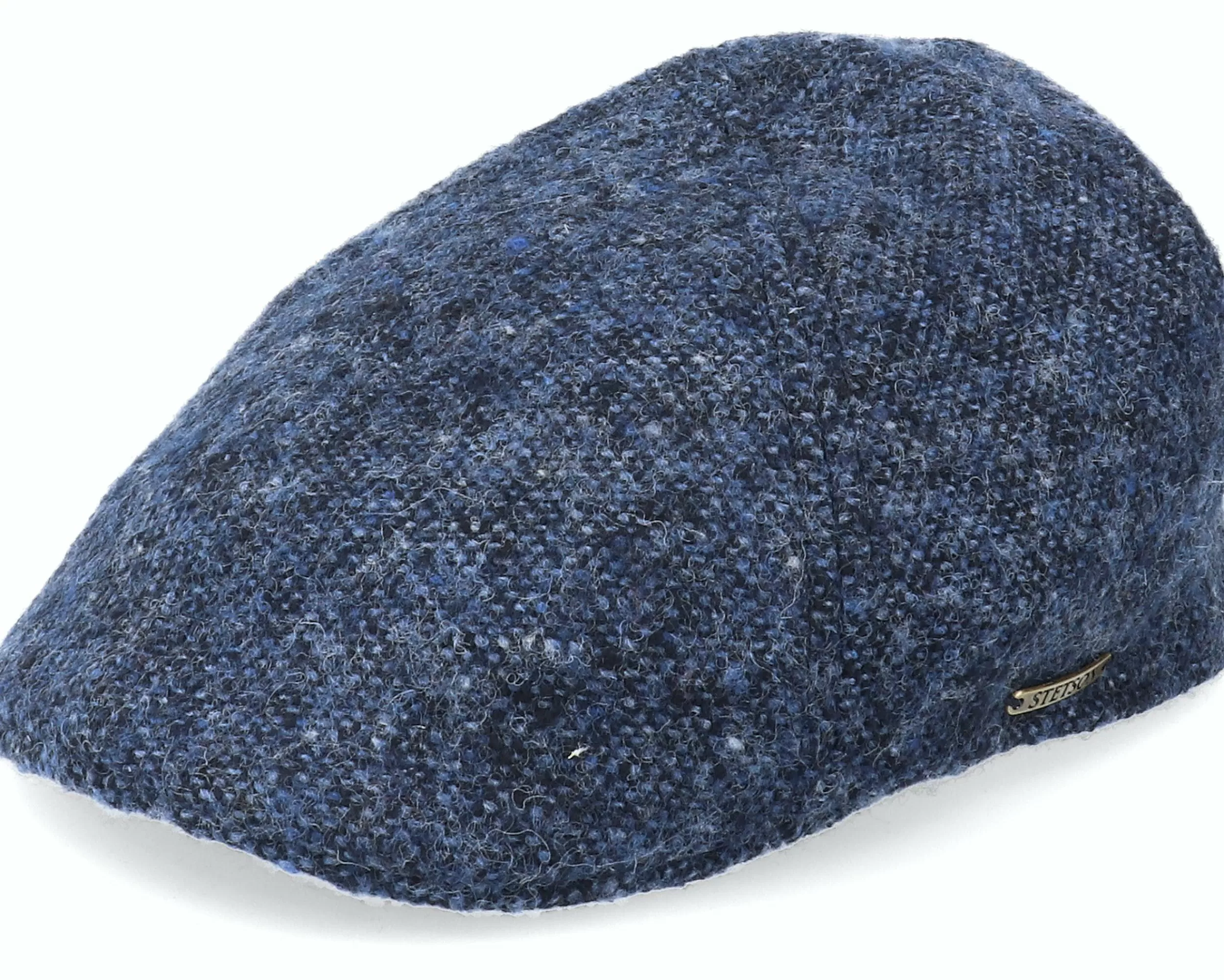 Stetson Texas Donegal Navy Flat Cap - -Unisex Flat Caps