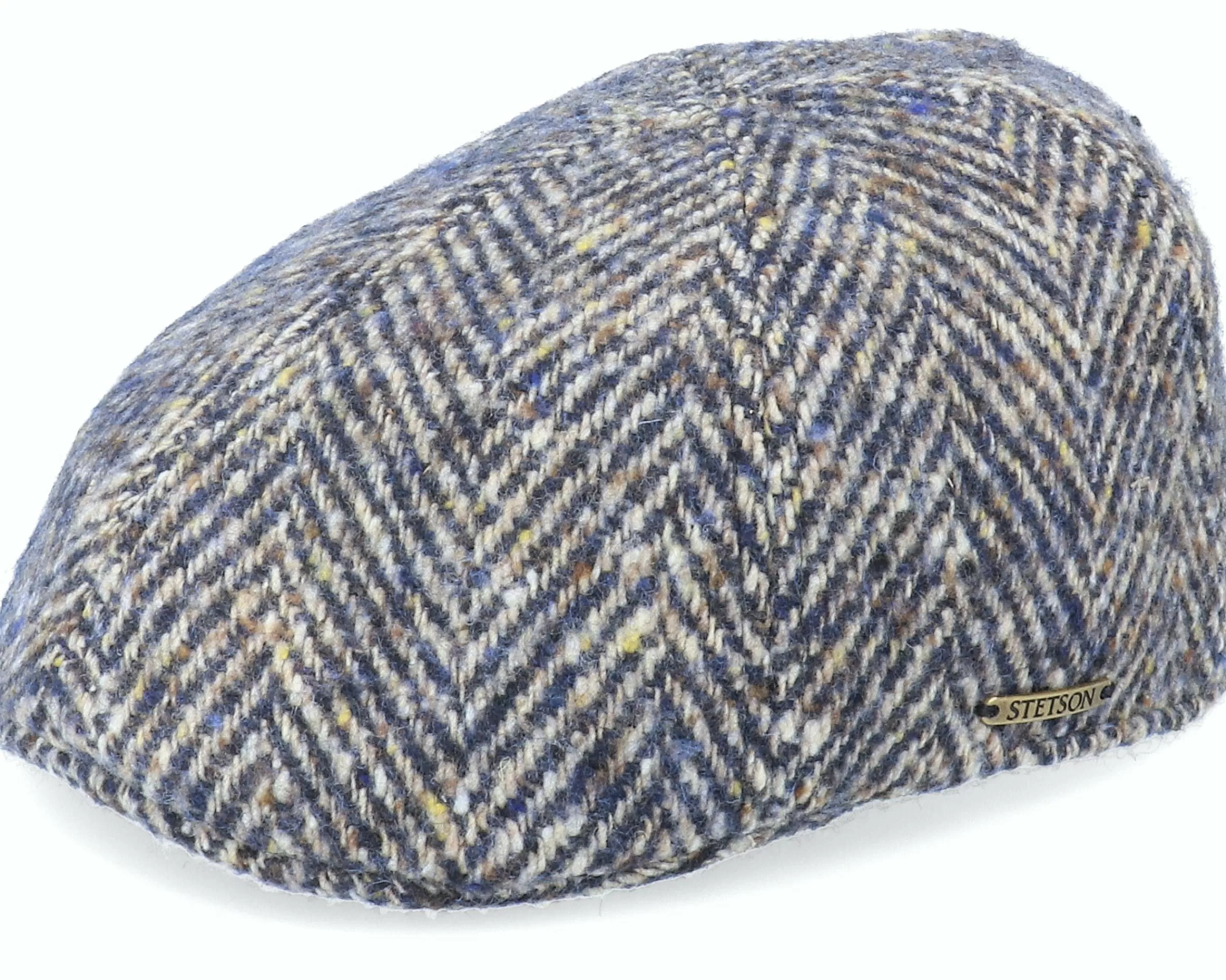 Stetson Texas Herringbone Flat Cap - -Unisex Flat Caps