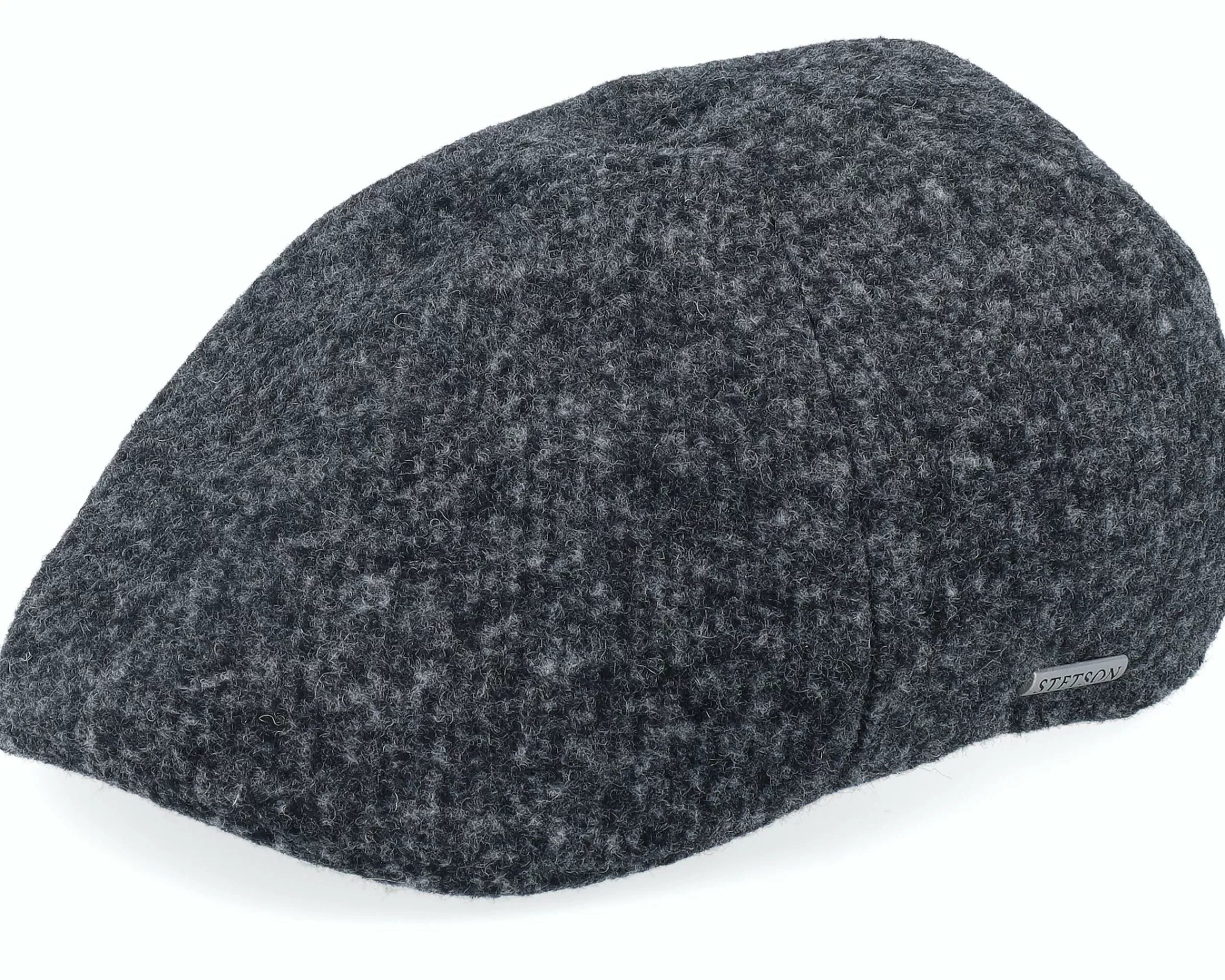 Stetson Texas Jersey Dark Grey Flat Cap - -Unisex Flat Caps