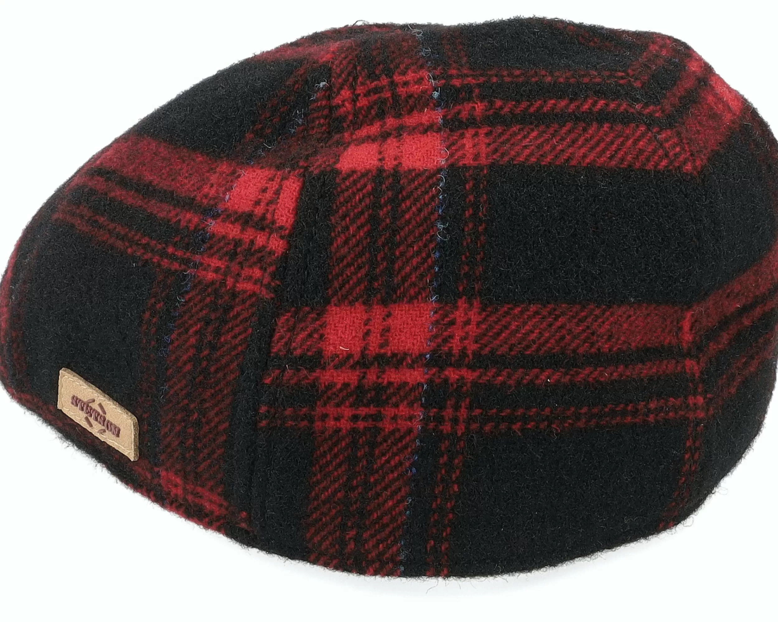 Stetson Texas Shadow Plaid Flat Cap - -Unisex Flat Caps