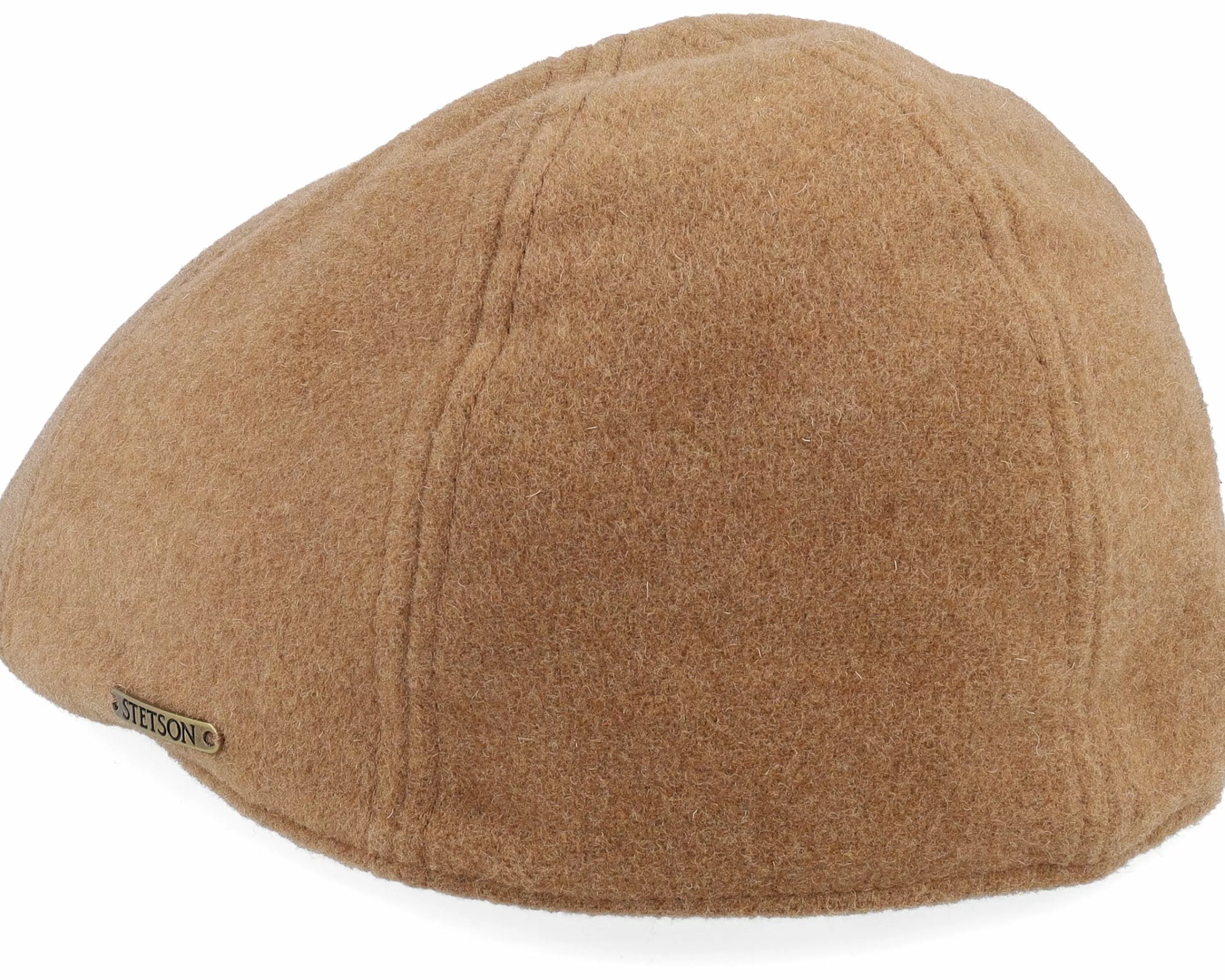 Stetson Texas Wool/Cashmere Camel Flat Cap - -Unisex Flat Caps