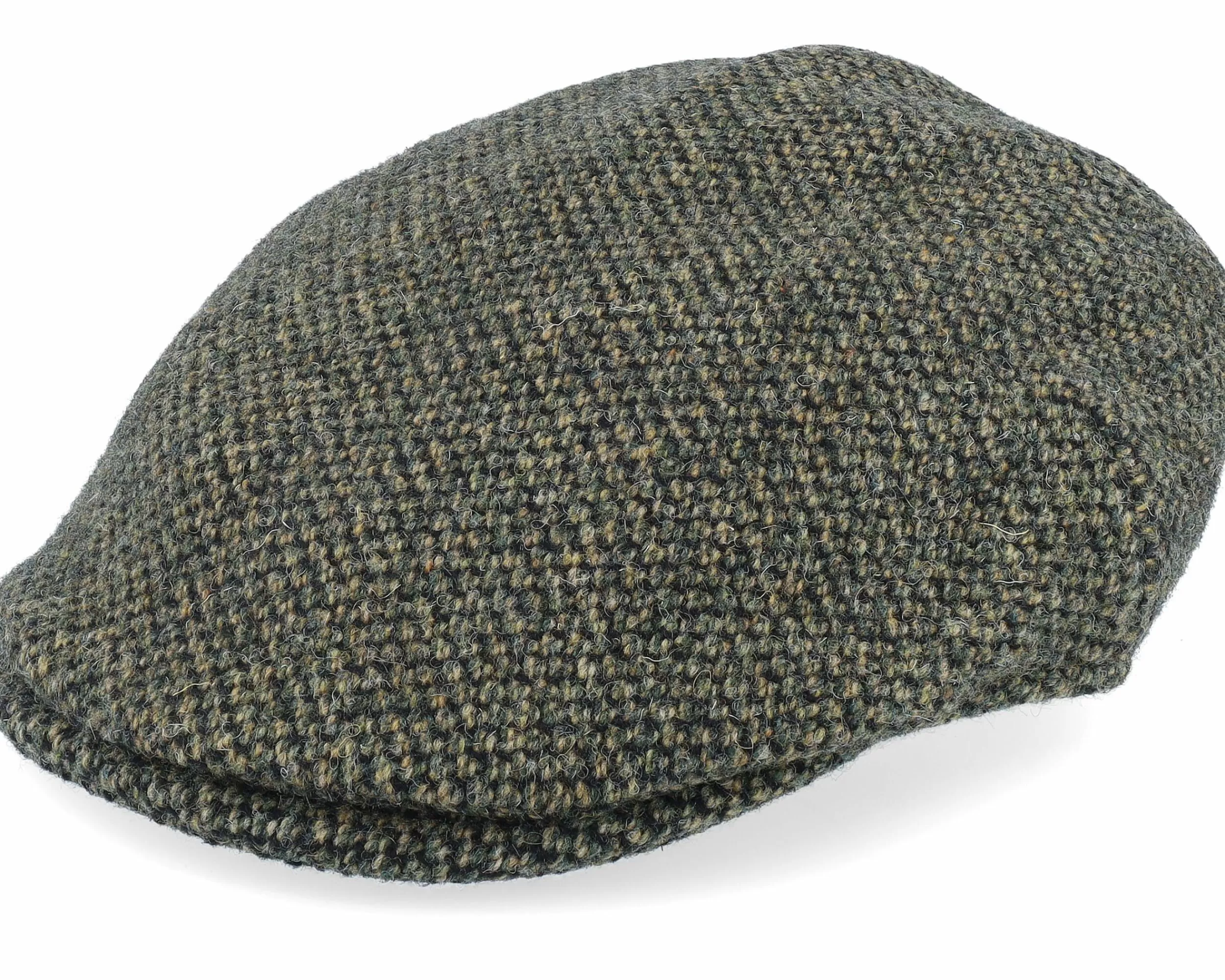 Borsalino Textured Green Flat Cap - -Unisex Flat Caps