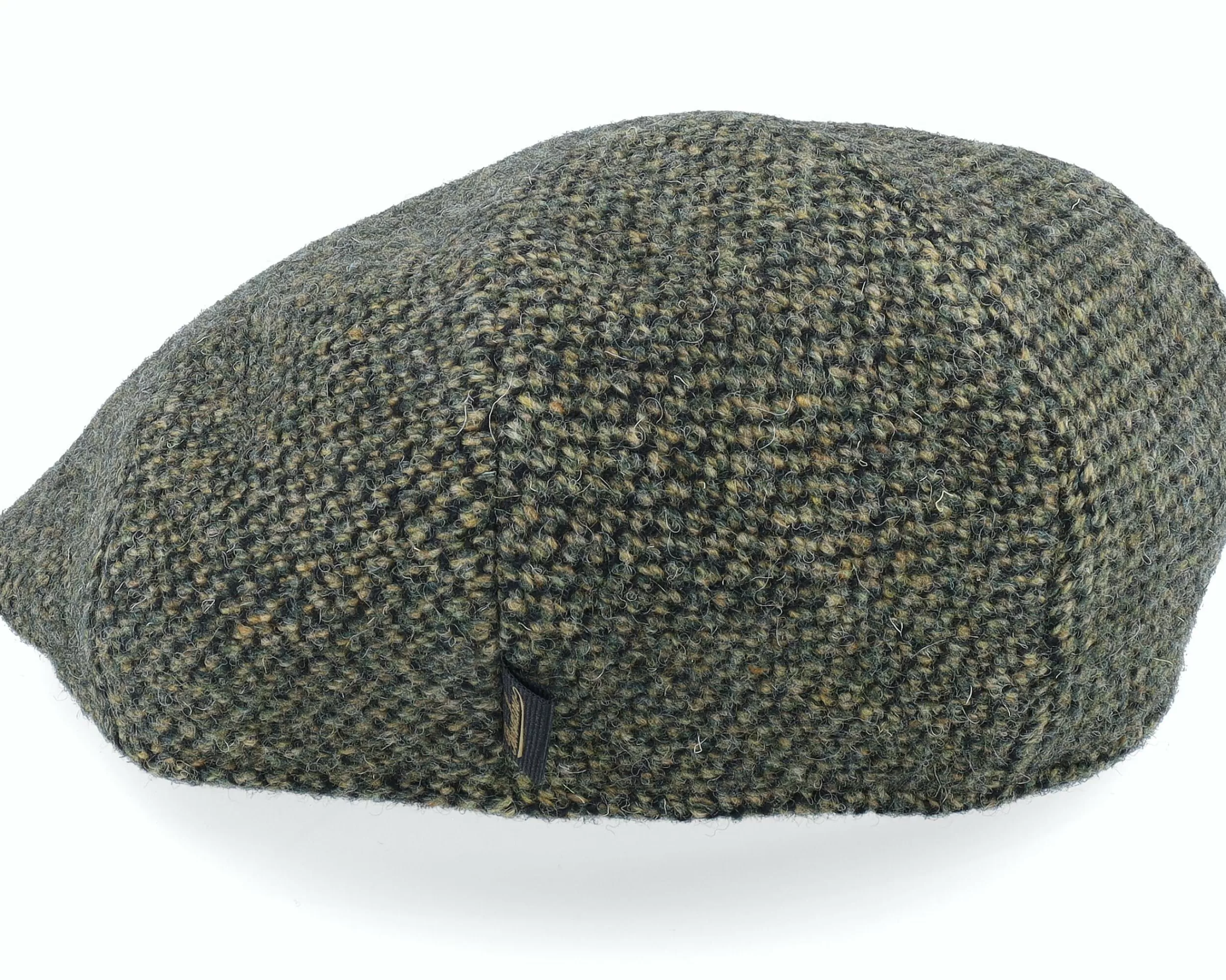 Borsalino Textured Green Flat Cap - -Unisex Flat Caps