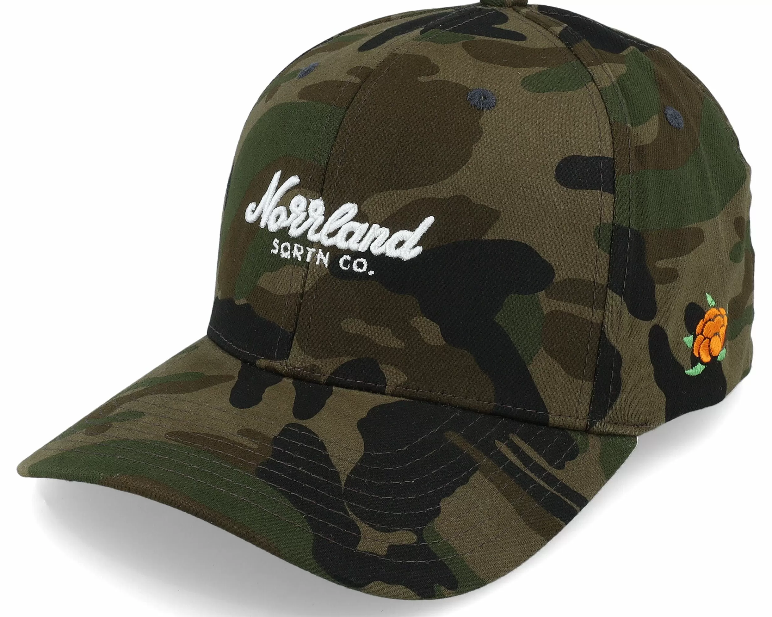 SQRTN Tgn Script Flex Cap Camo Flexfit - -Unisex Flexfit