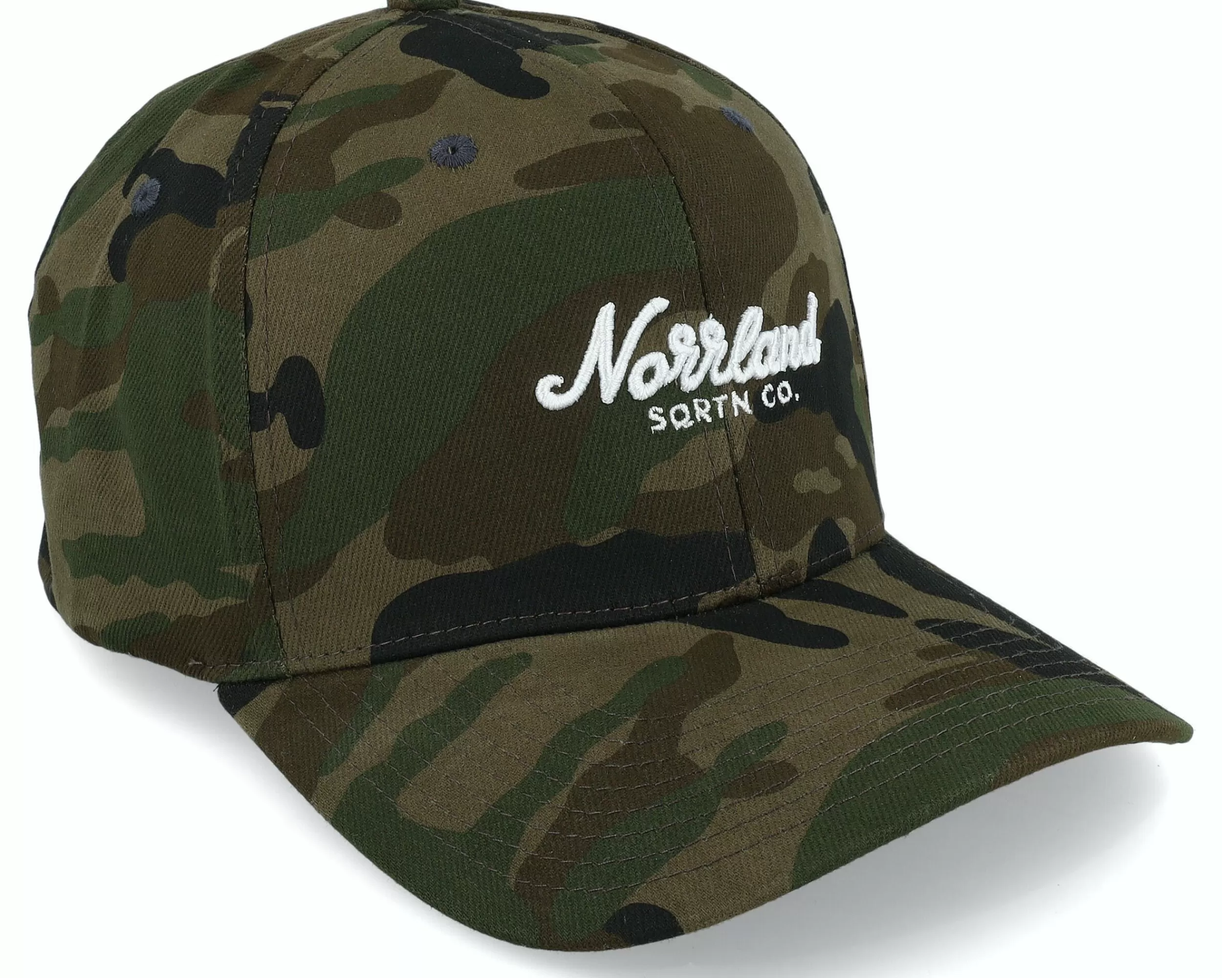 SQRTN Tgn Script Flex Cap Camo Flexfit - -Unisex Flexfit