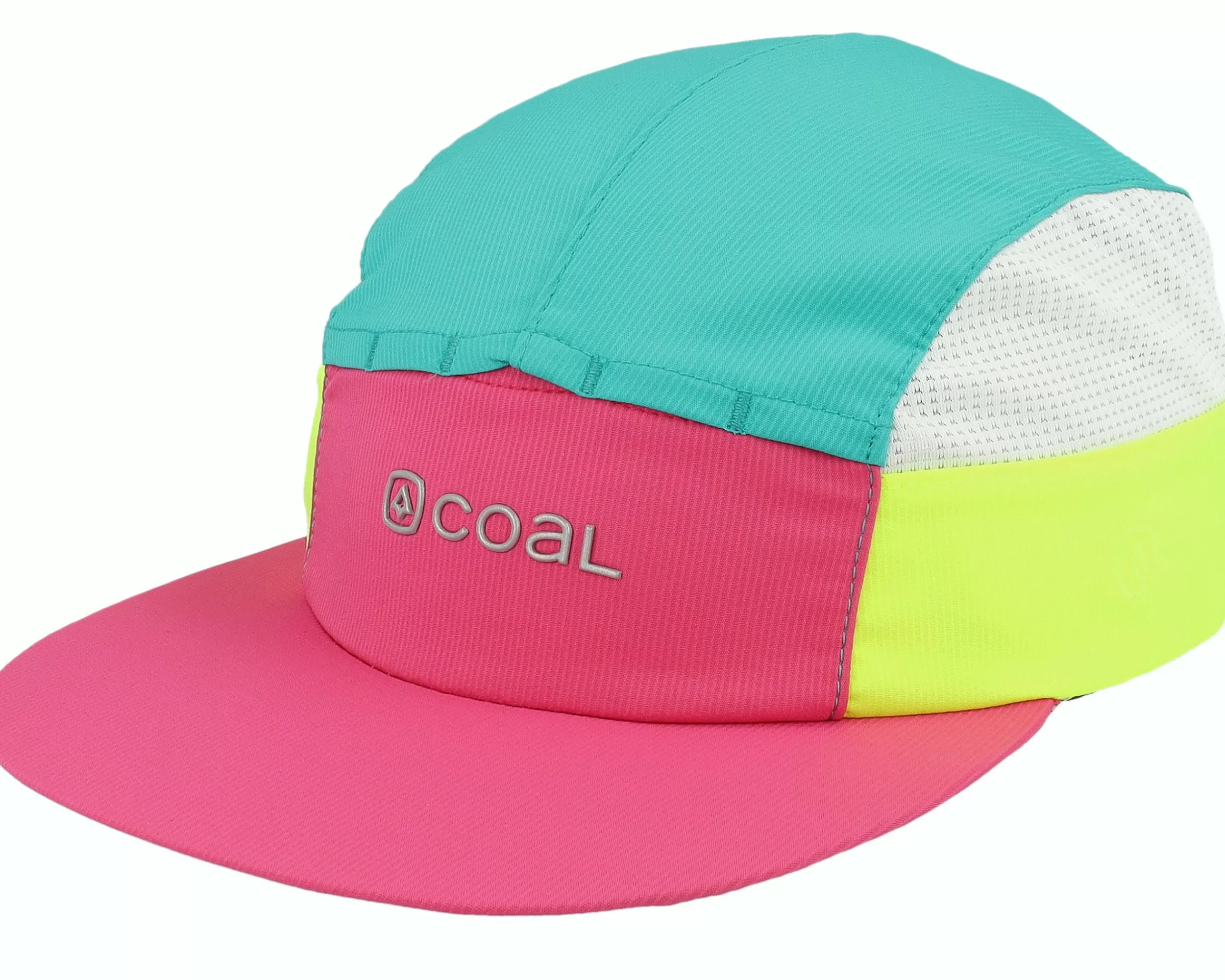 Coal The Deep River Ultra Pink/Mint/Neon Yellow 5-Panel - -Unisex 5-Panel