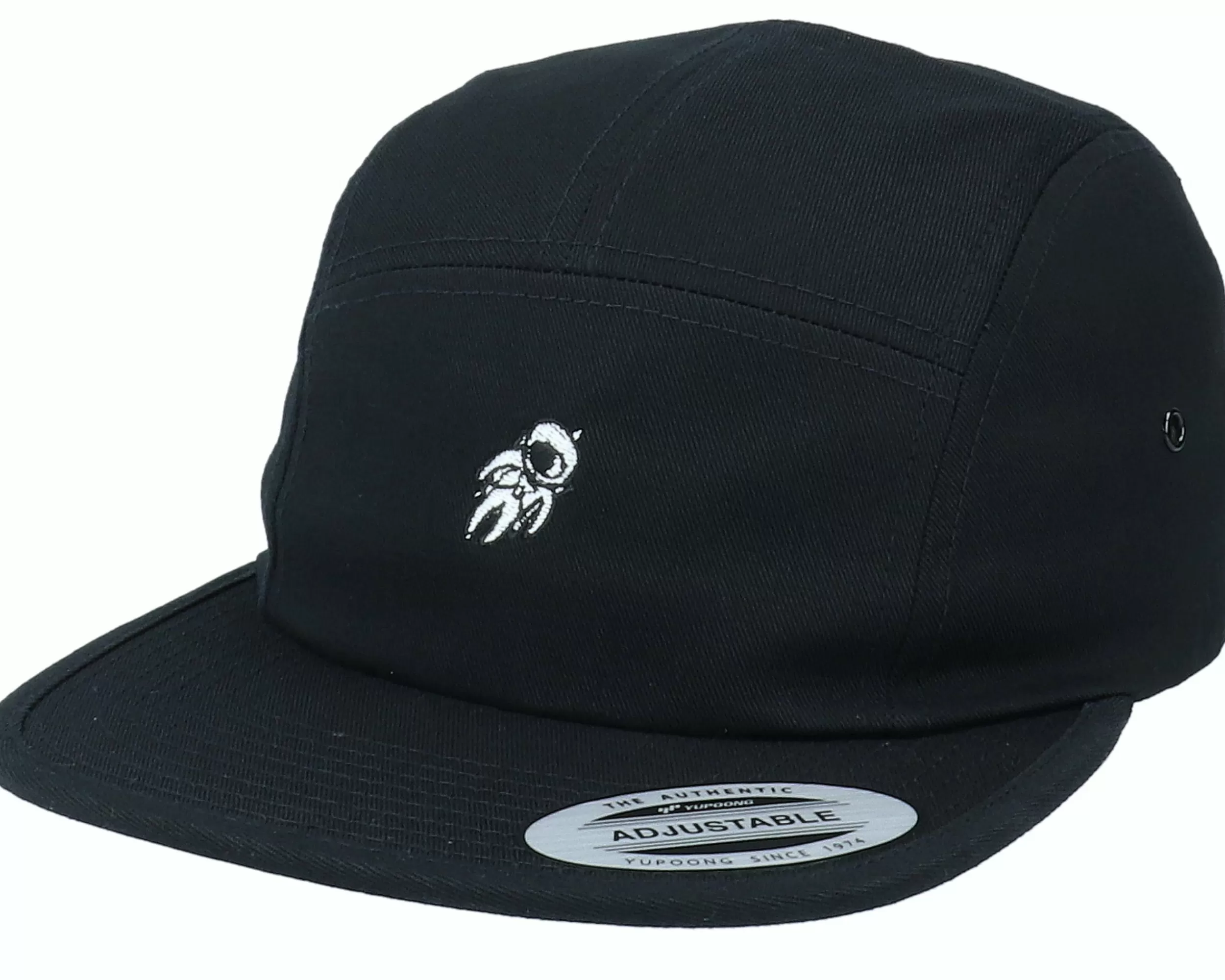 Iconic Tiny Astronaut Black 5-Panel - -Unisex 5-Panel