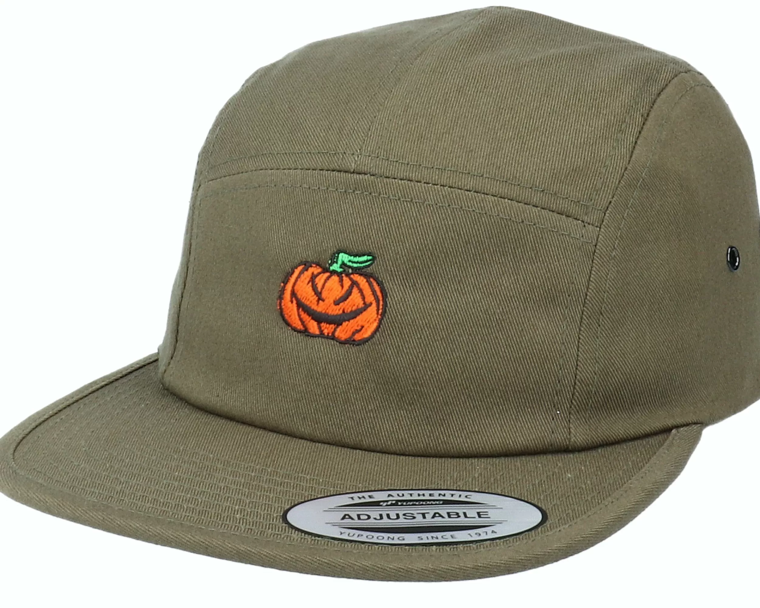 Iconic Tiny Pumpkin Olive 5-Panel - -Unisex 5-Panel