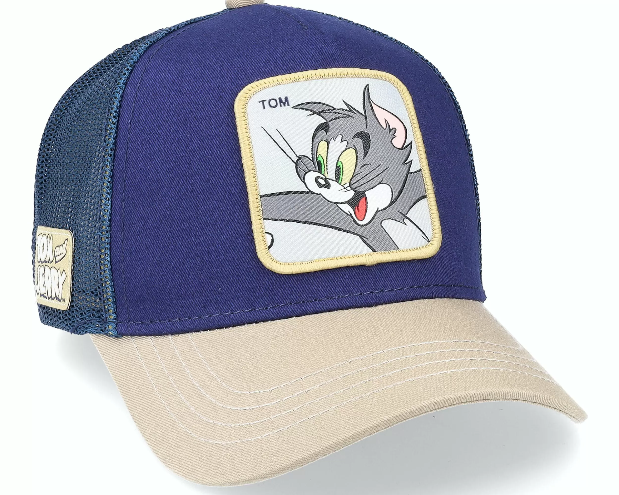 Capslab Tom & Jerry Blue/Khaki Trucker - -Unisex Trucker