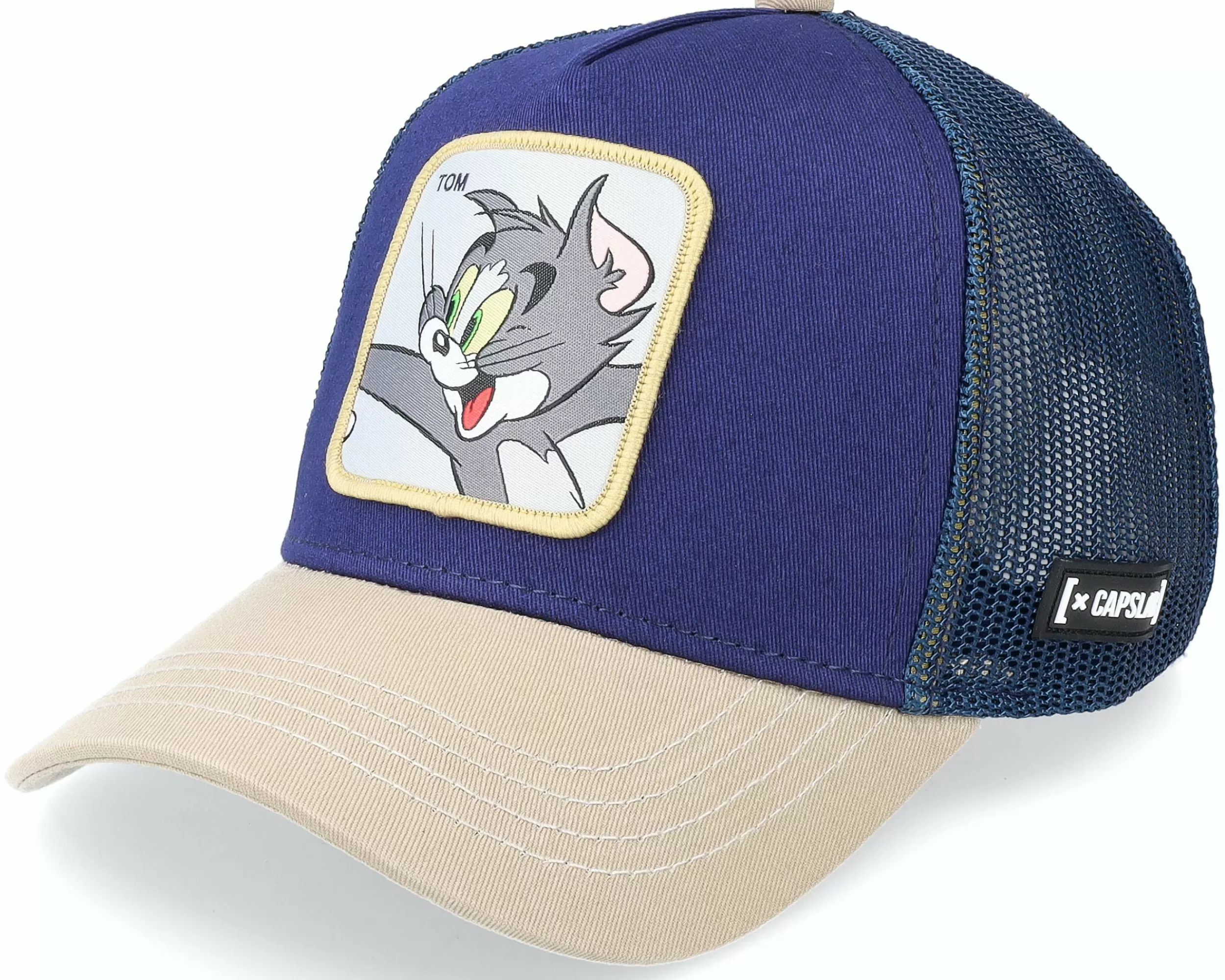 Capslab Tom & Jerry Blue/Khaki Trucker - -Unisex Trucker