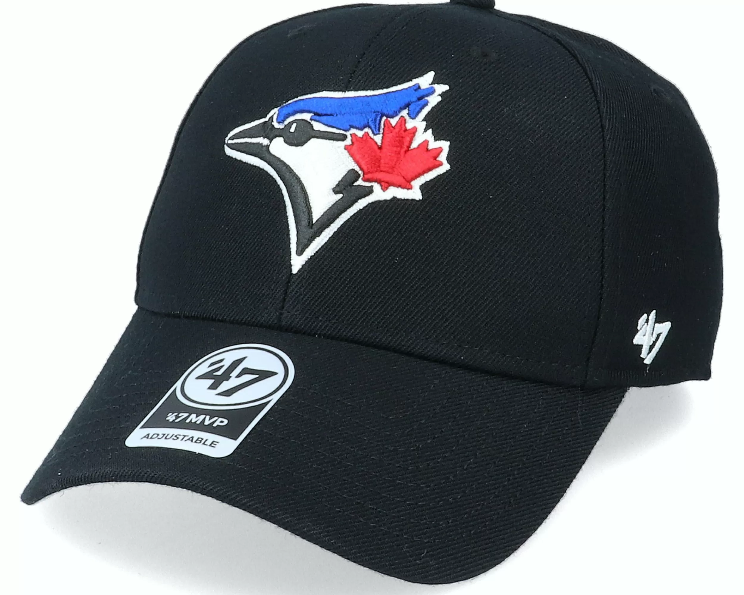 47 Brand Toronto Blue Jays Mvp Black/White Adjustable - -Unisex Adjustable