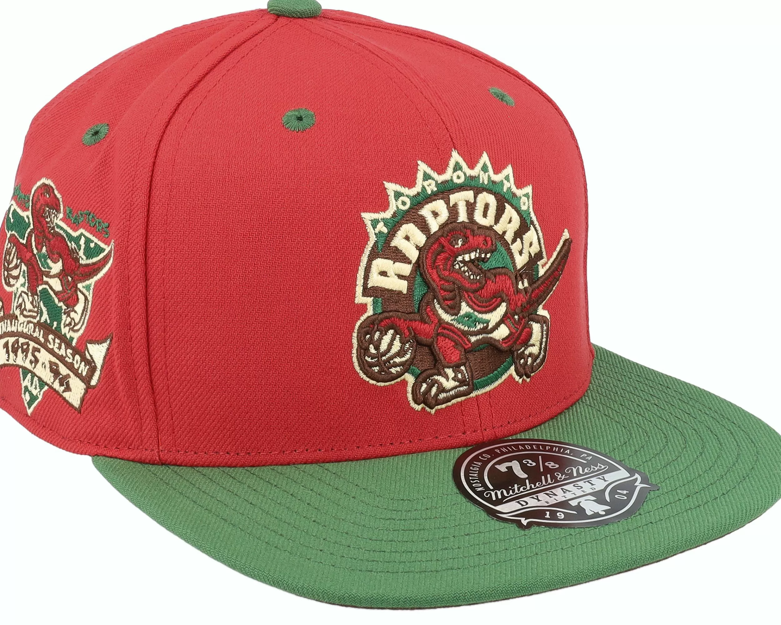 Mitchell & Ness Toronto Raptors Nightmare Red Fitted - -Unisex Fitted