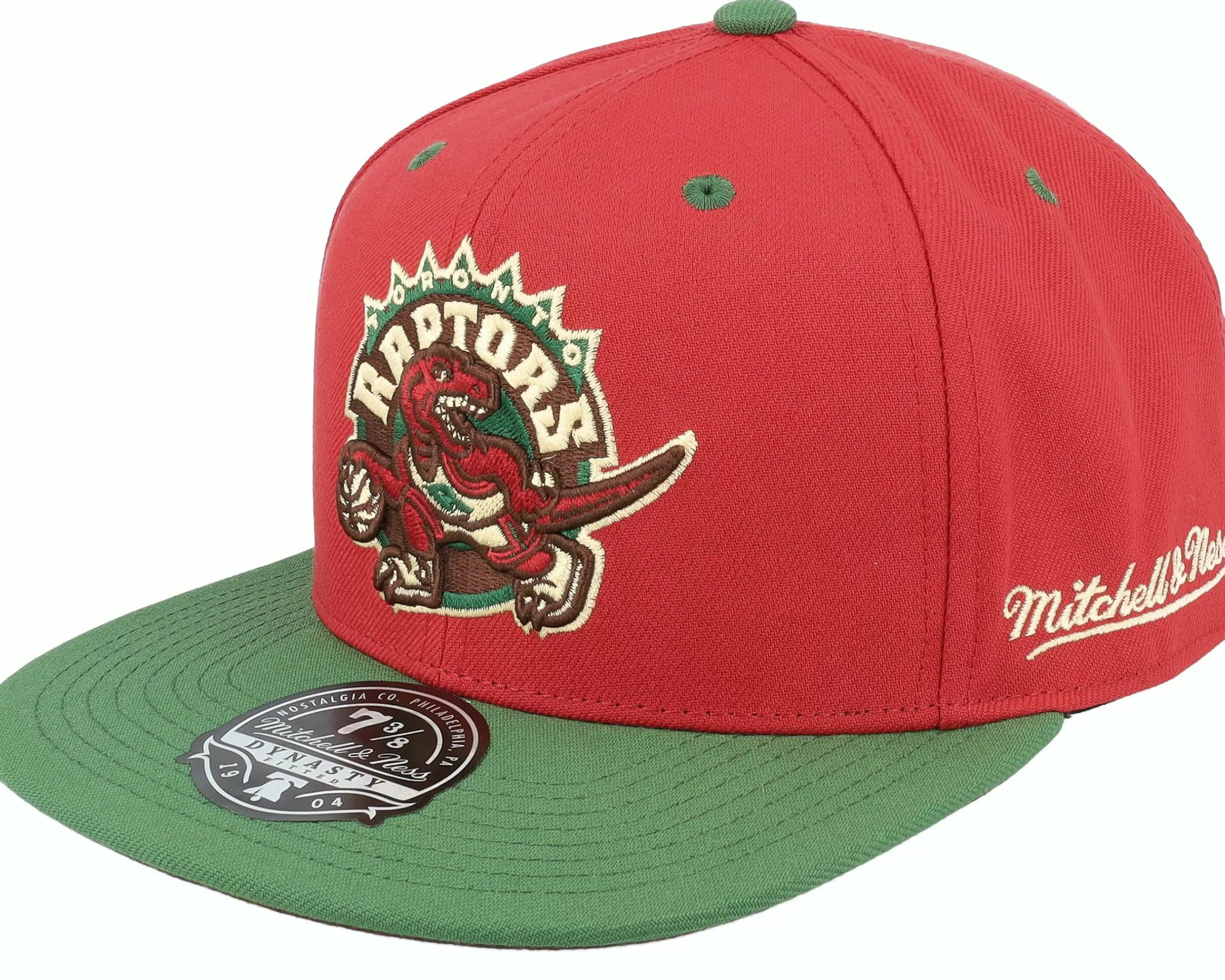 Mitchell & Ness Toronto Raptors Nightmare Red Fitted - -Unisex Fitted