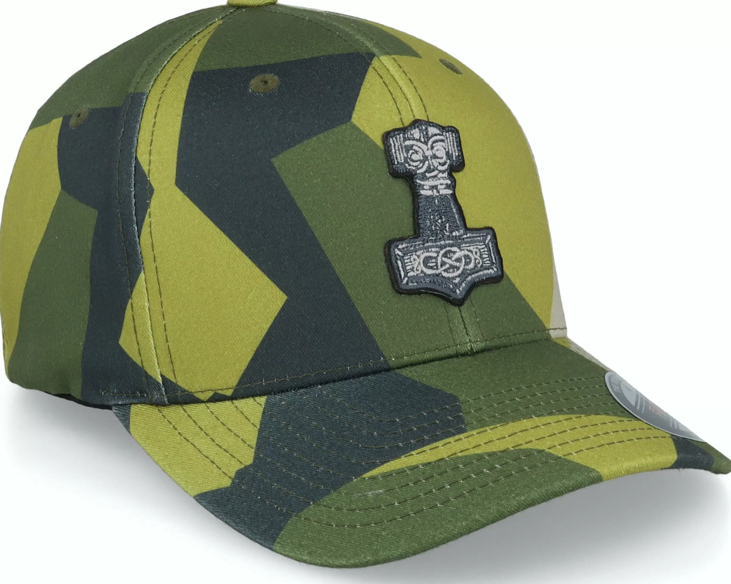 Vikings Tors Hammare Mjolnir M90 Camo Flexfit - -Unisex Flexfit