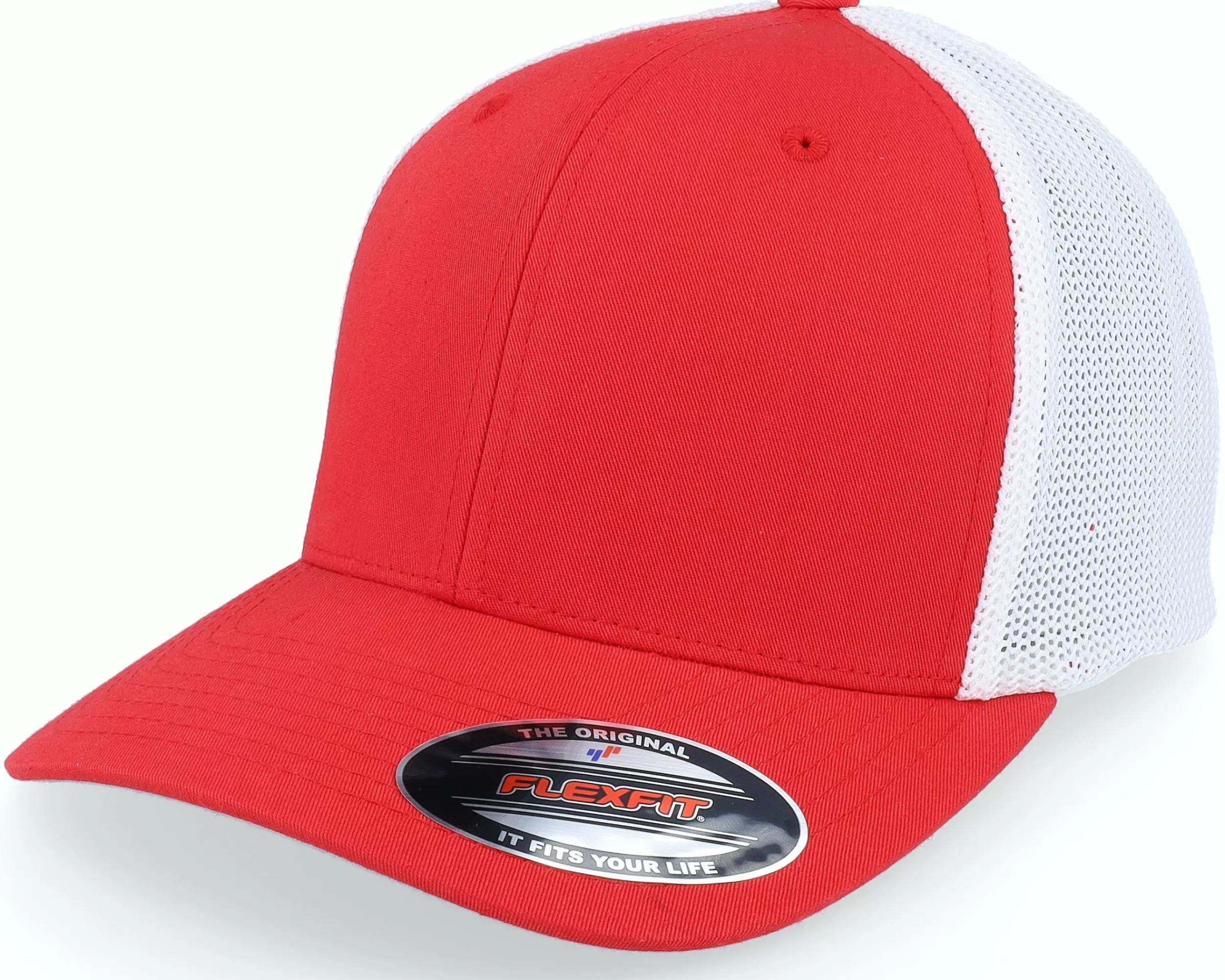 Flexfit Trucker Mesh 2-Tone Red/White - -Unisex Flexfit