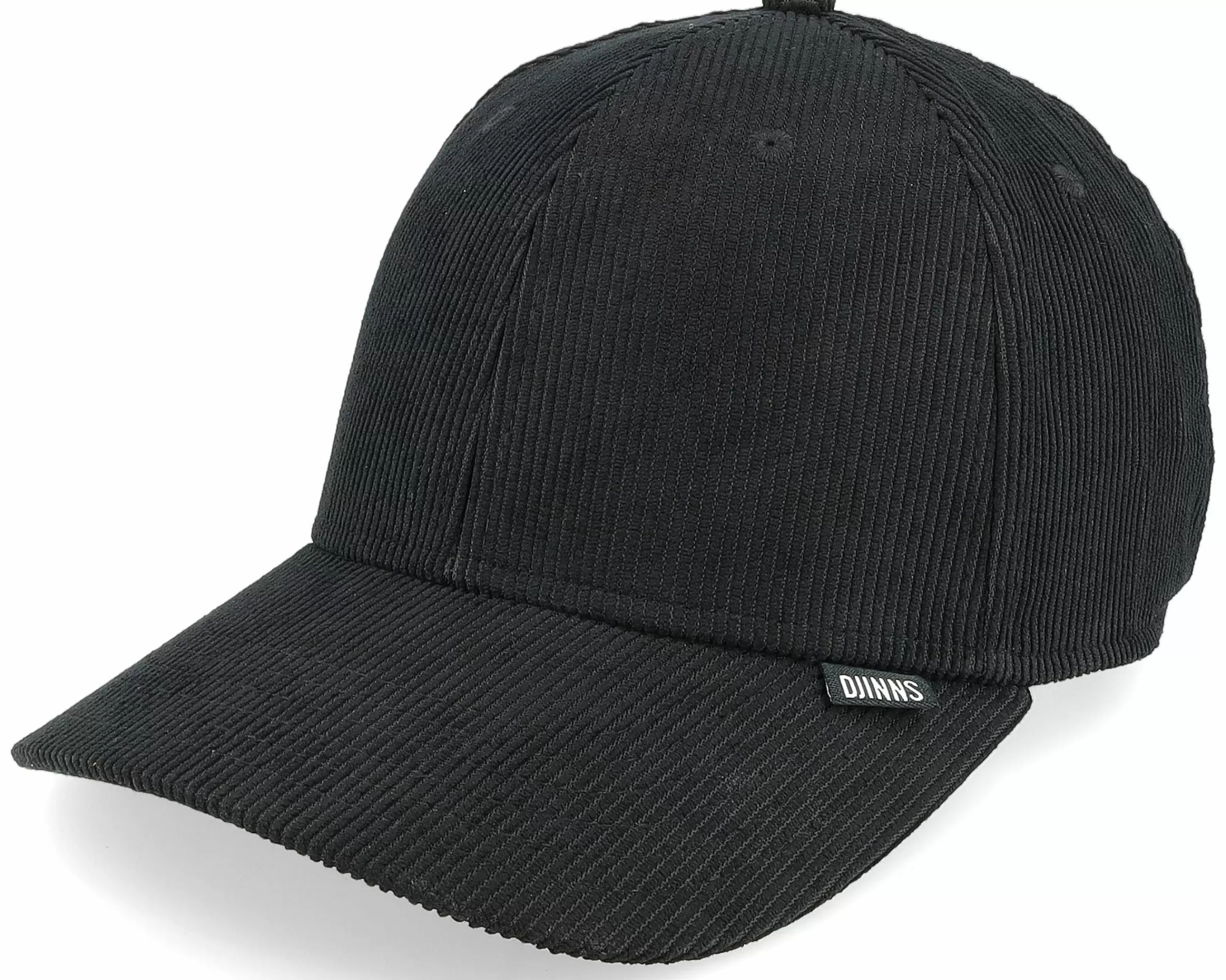 Djinns Truefit Corduroy Black Dad Cap - -Unisex Dad Cap