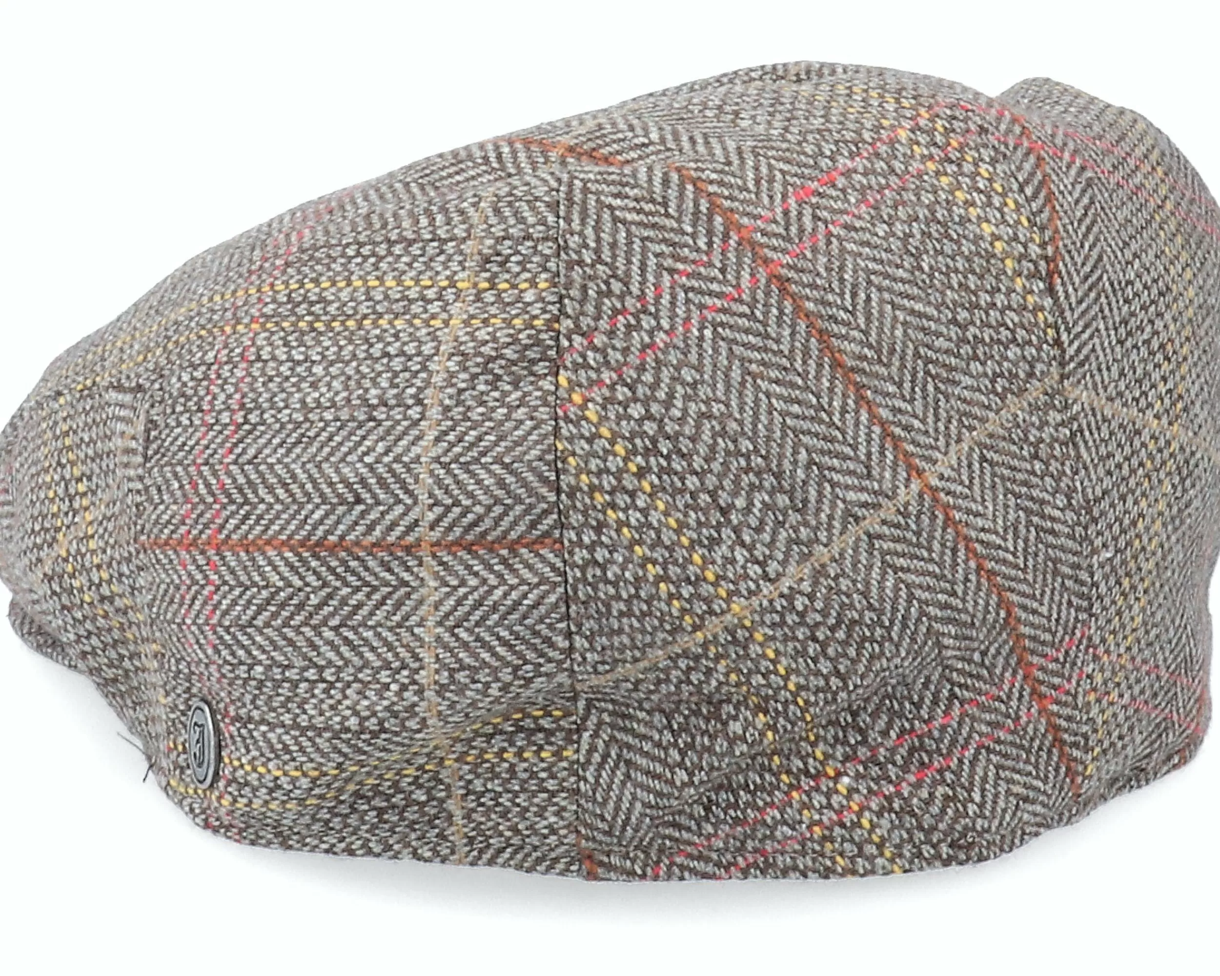 Jaxon & James Tweed Khaki Flat Cap - -Unisex Flat Caps