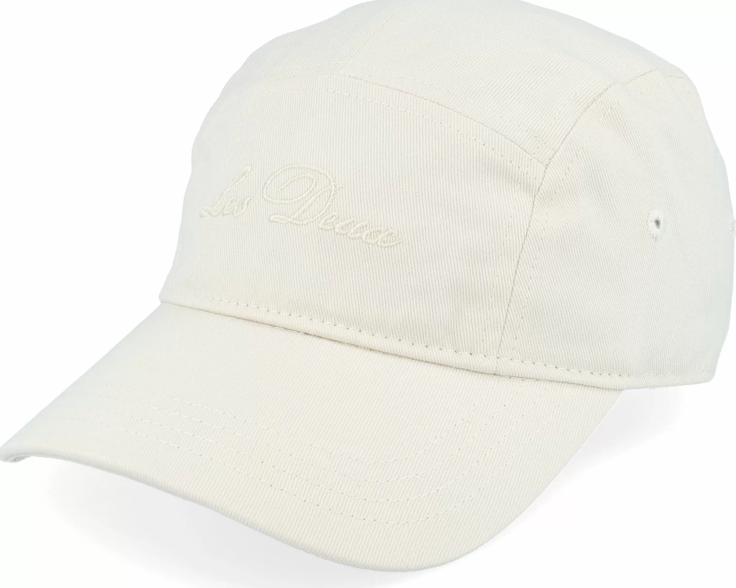 Les Deux Twill Crew Cap Ivory 5-Panel - -Unisex 5-Panel