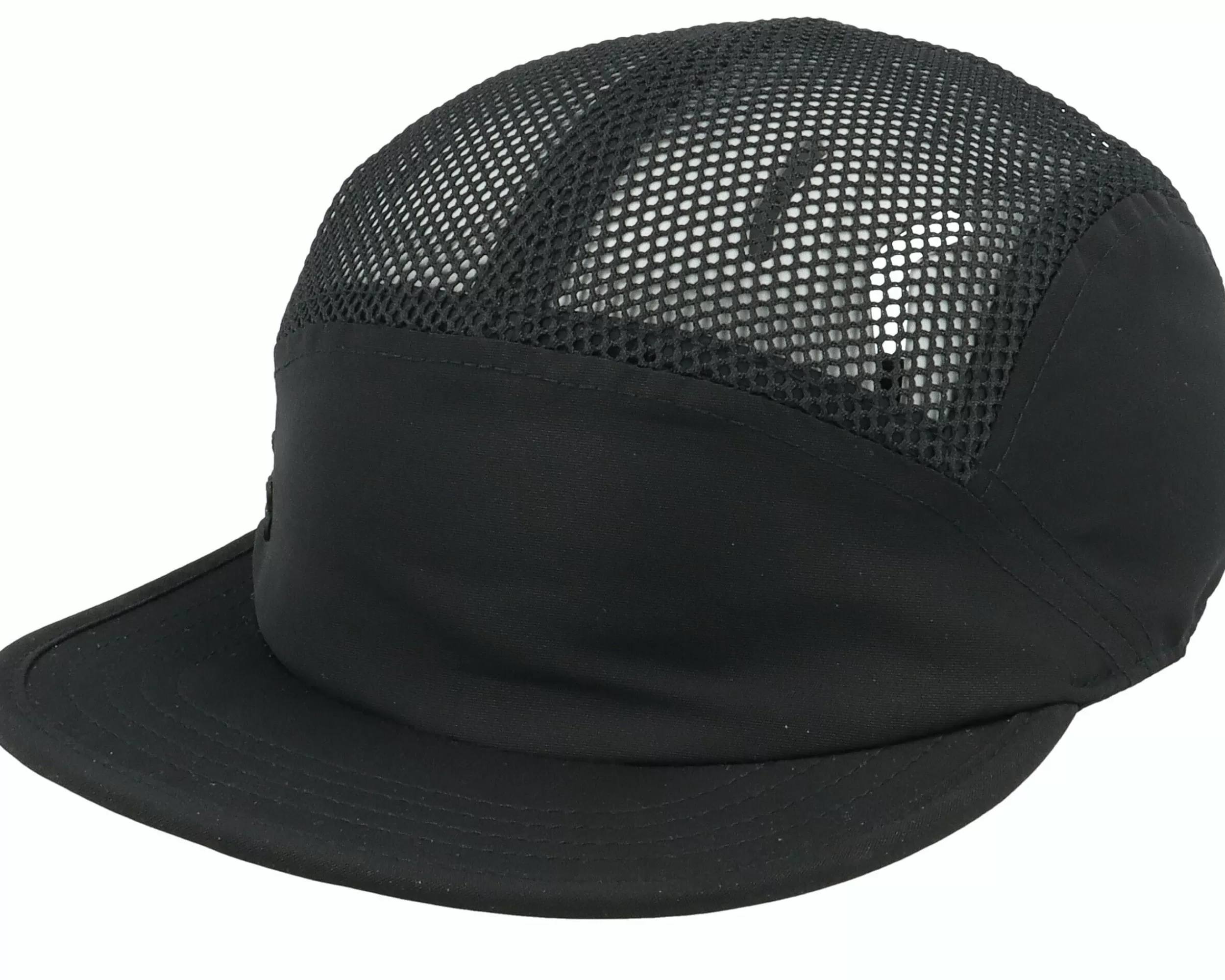 Lacoste Unstructured Mesh Black 5-Panel - -Unisex 5-Panel