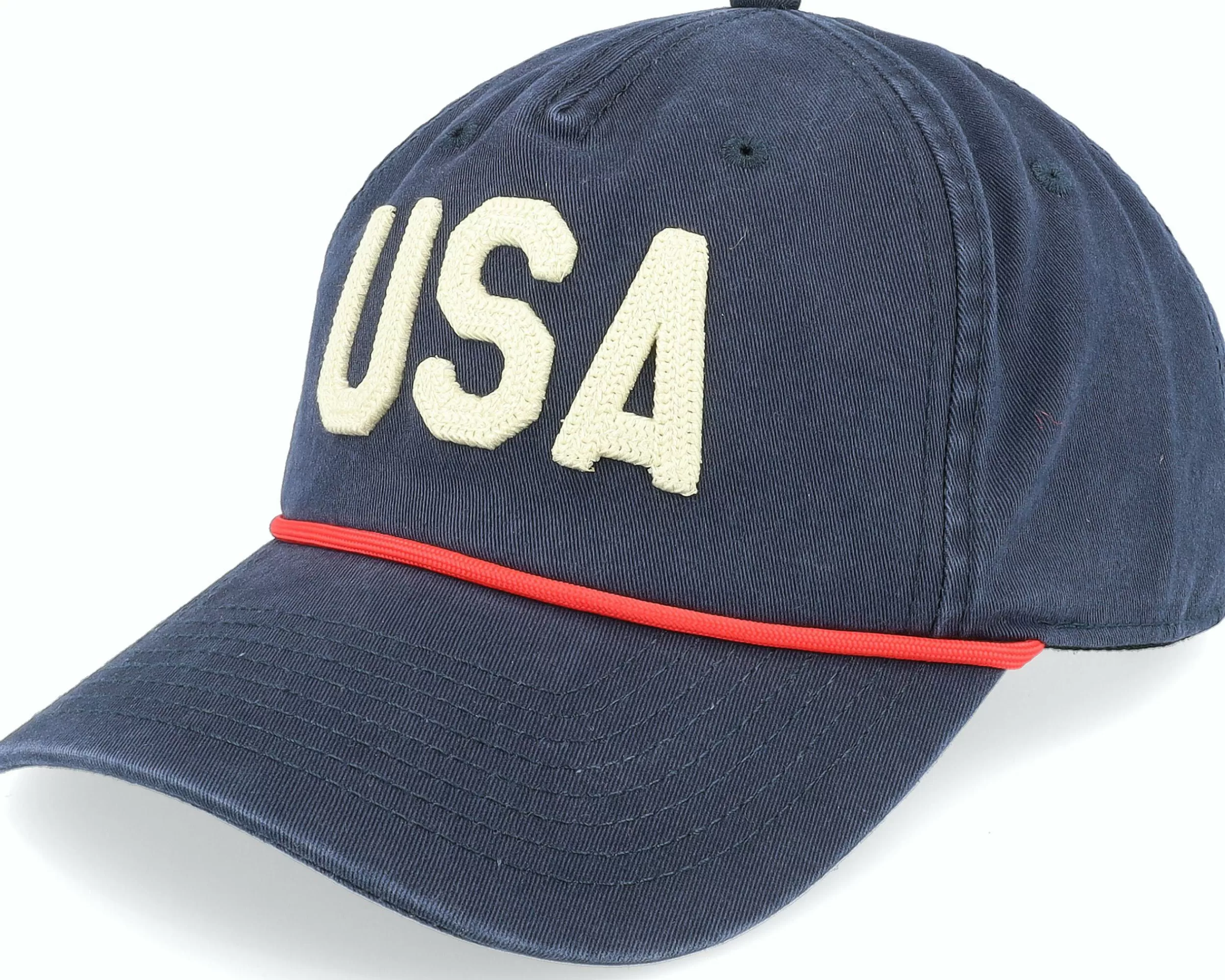 American Needle Usa Coast Navy Dad Cap - -Unisex Dad Cap