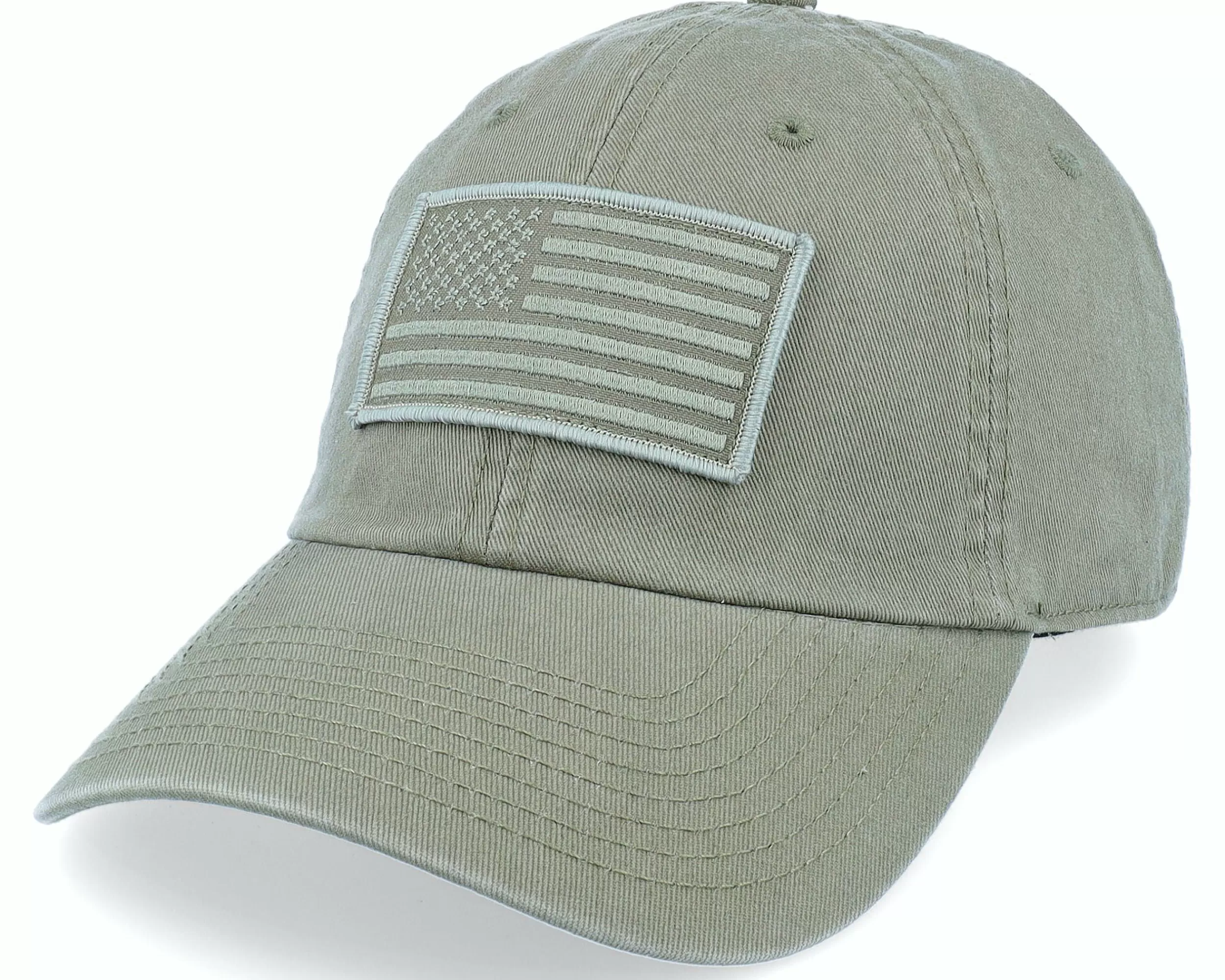 American Needle Usa Conrad Light Olive Dad Cap - -Unisex Dad Cap