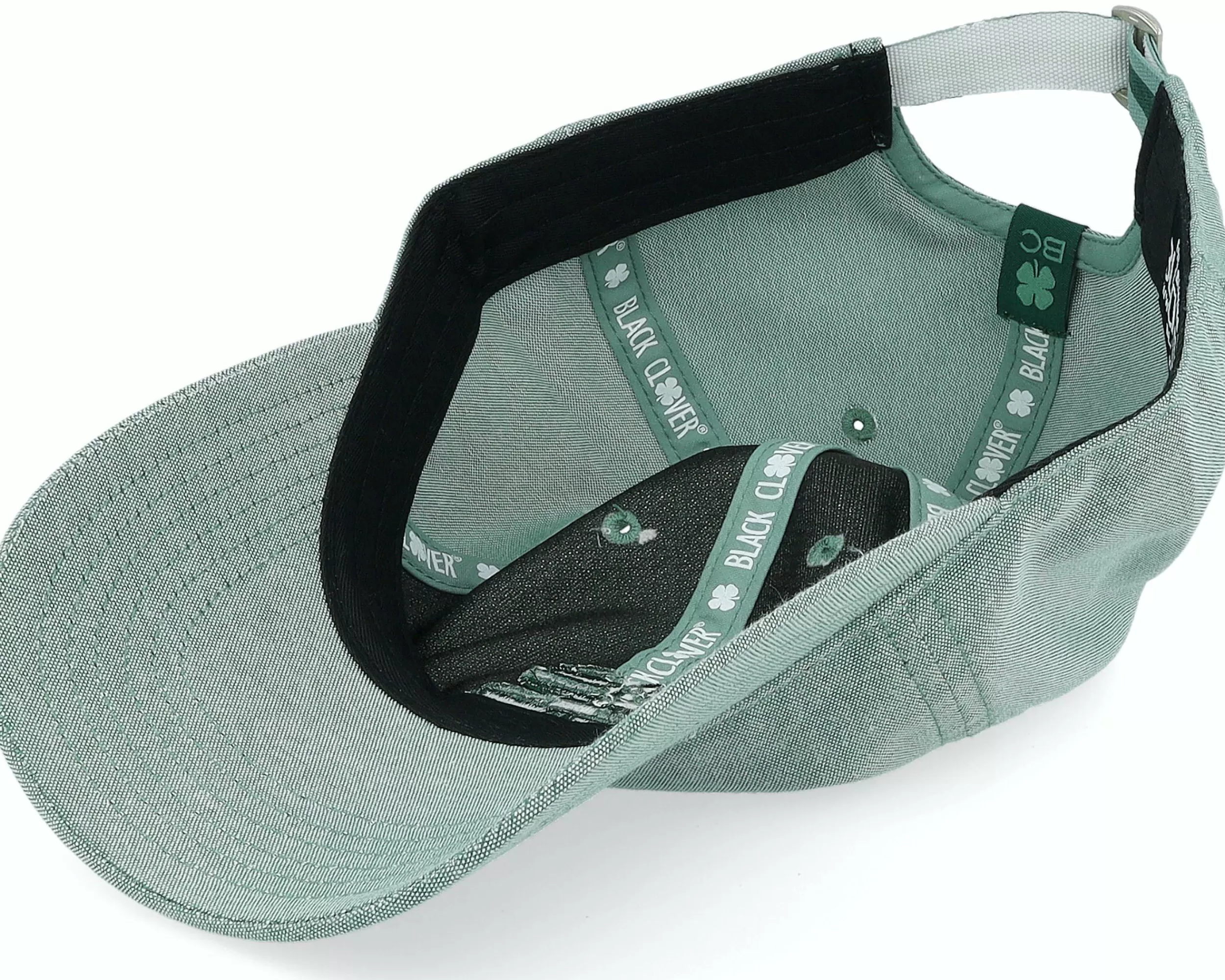 Black Clover Usa Pride 3D Kelly Green Usa Flag Clover Dad Cap - -Unisex Dad Cap