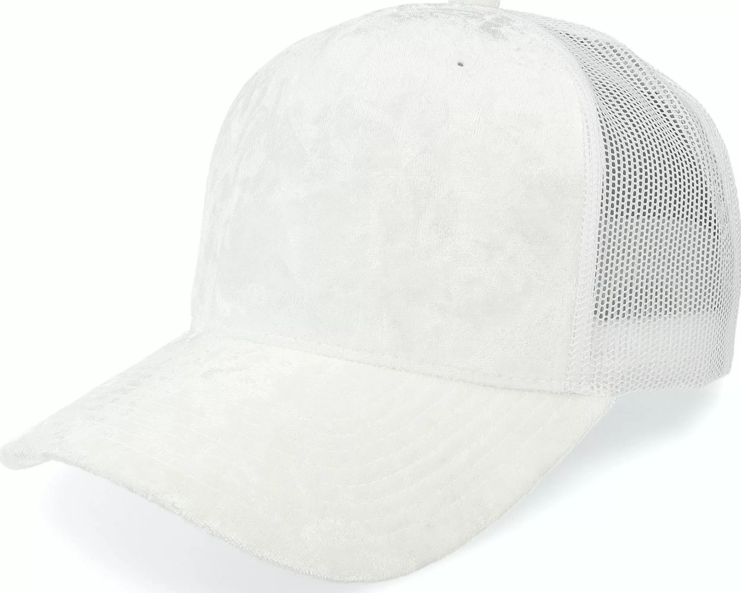 Equip Velvet White/White A-Frame Trucker - -Unisex Trucker