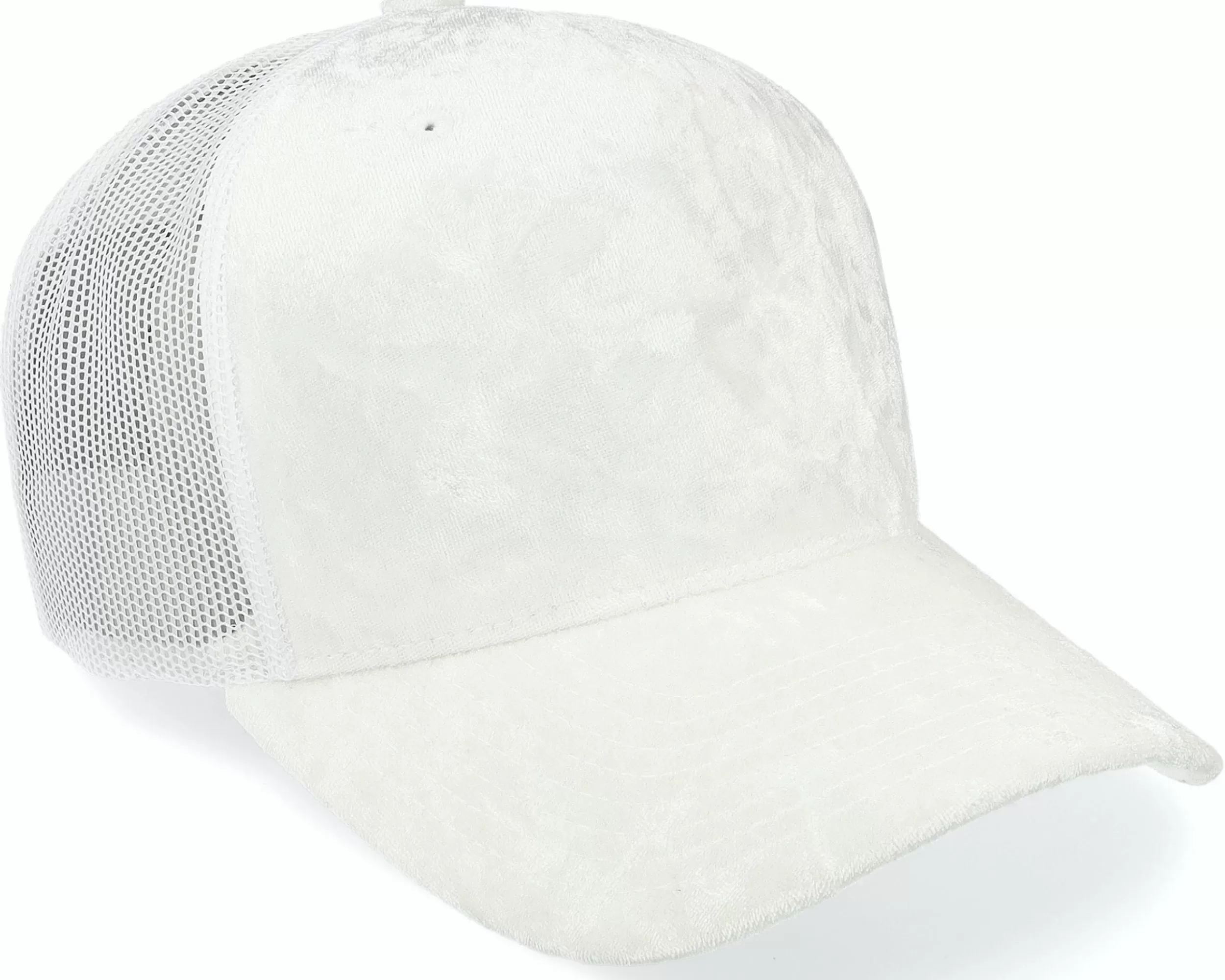 Equip Velvet White/White A-Frame Trucker - -Unisex Trucker