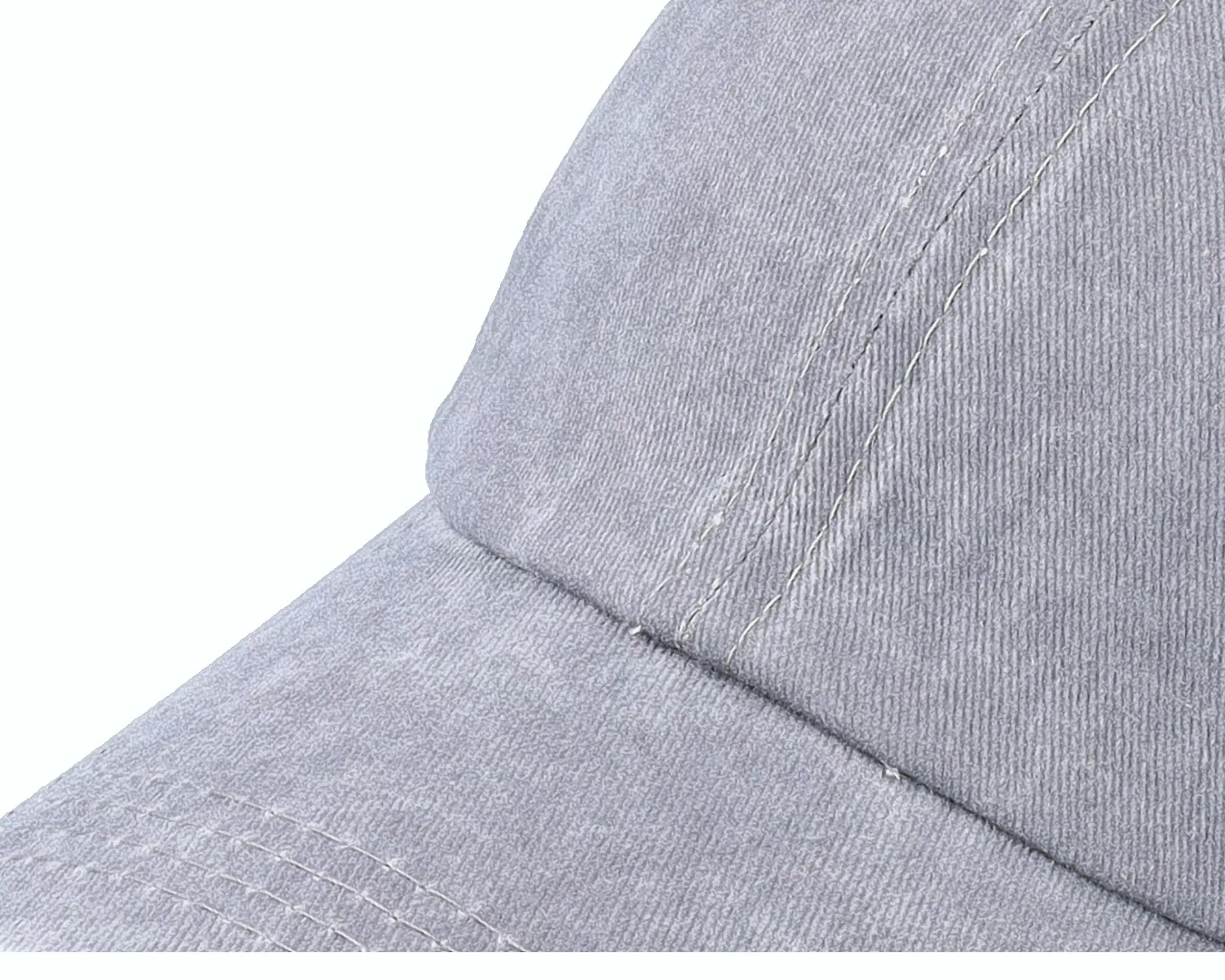 Equip Vintage Washed Casual Outdoor Silver Dad Cap - -Unisex Dad Cap