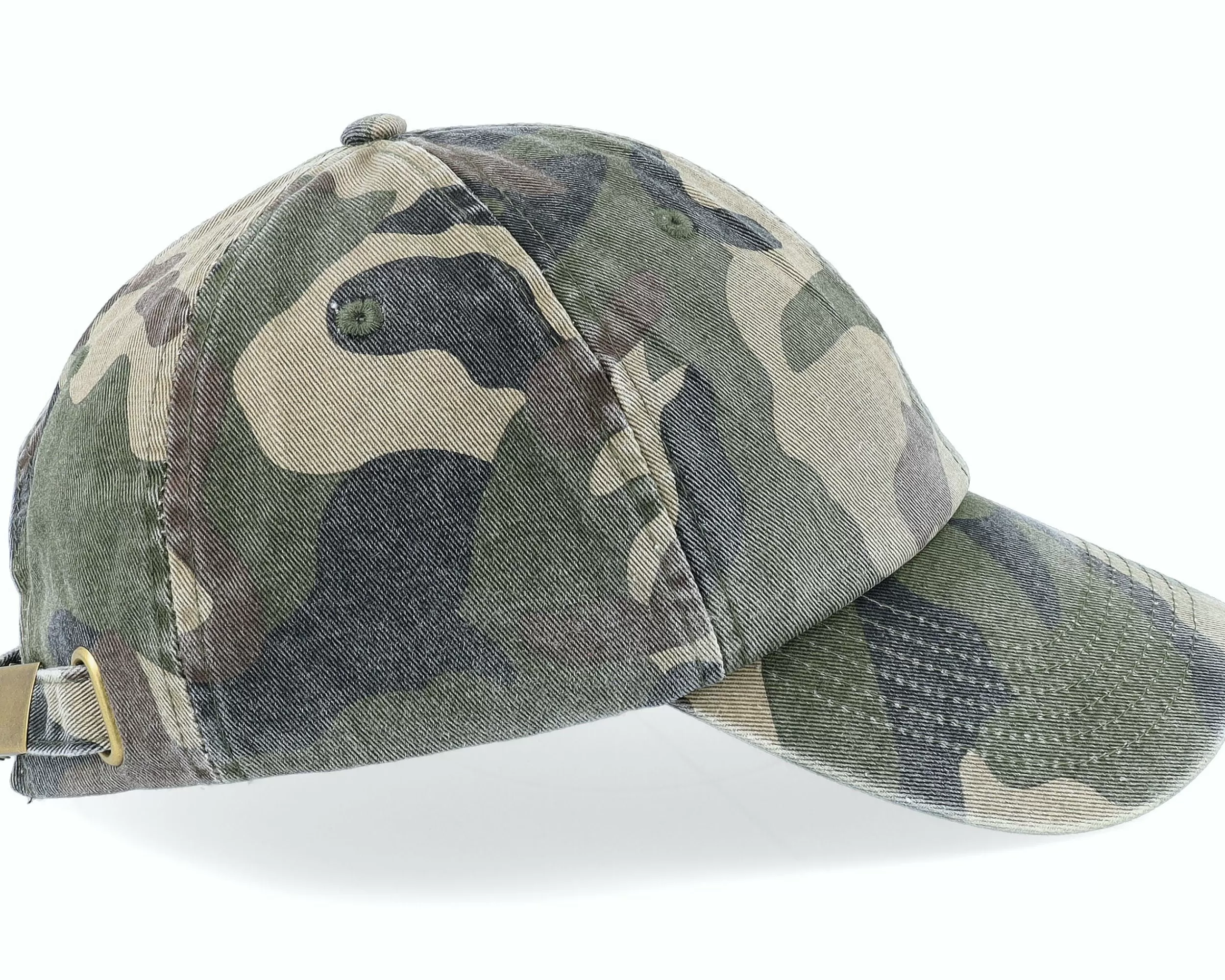 Beechfield Vintage Washed Jungle Camo Dad Cap - -Unisex Dad Cap
