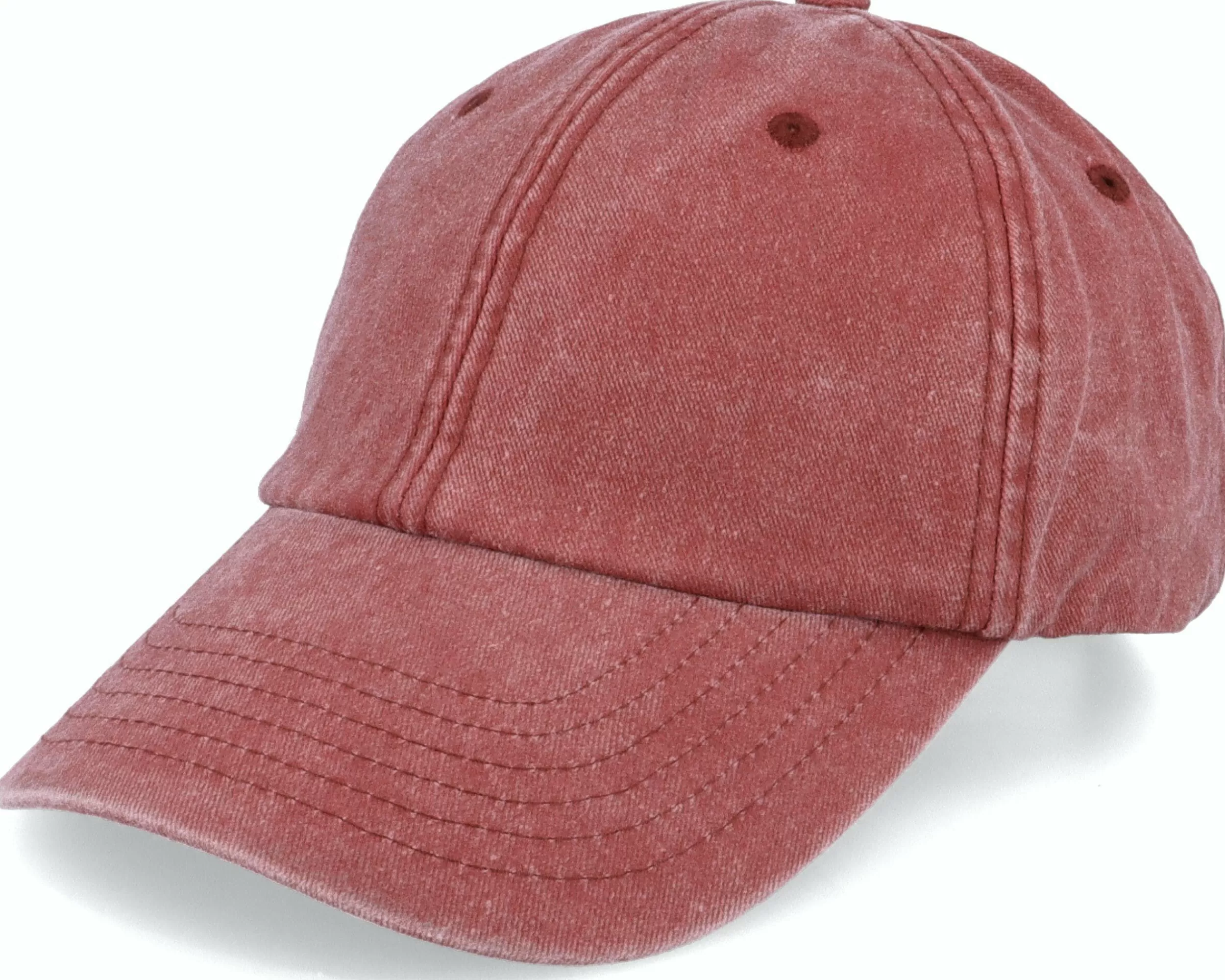 Beechfield Vintage Washed Red Dad Cap - -Unisex Dad Cap