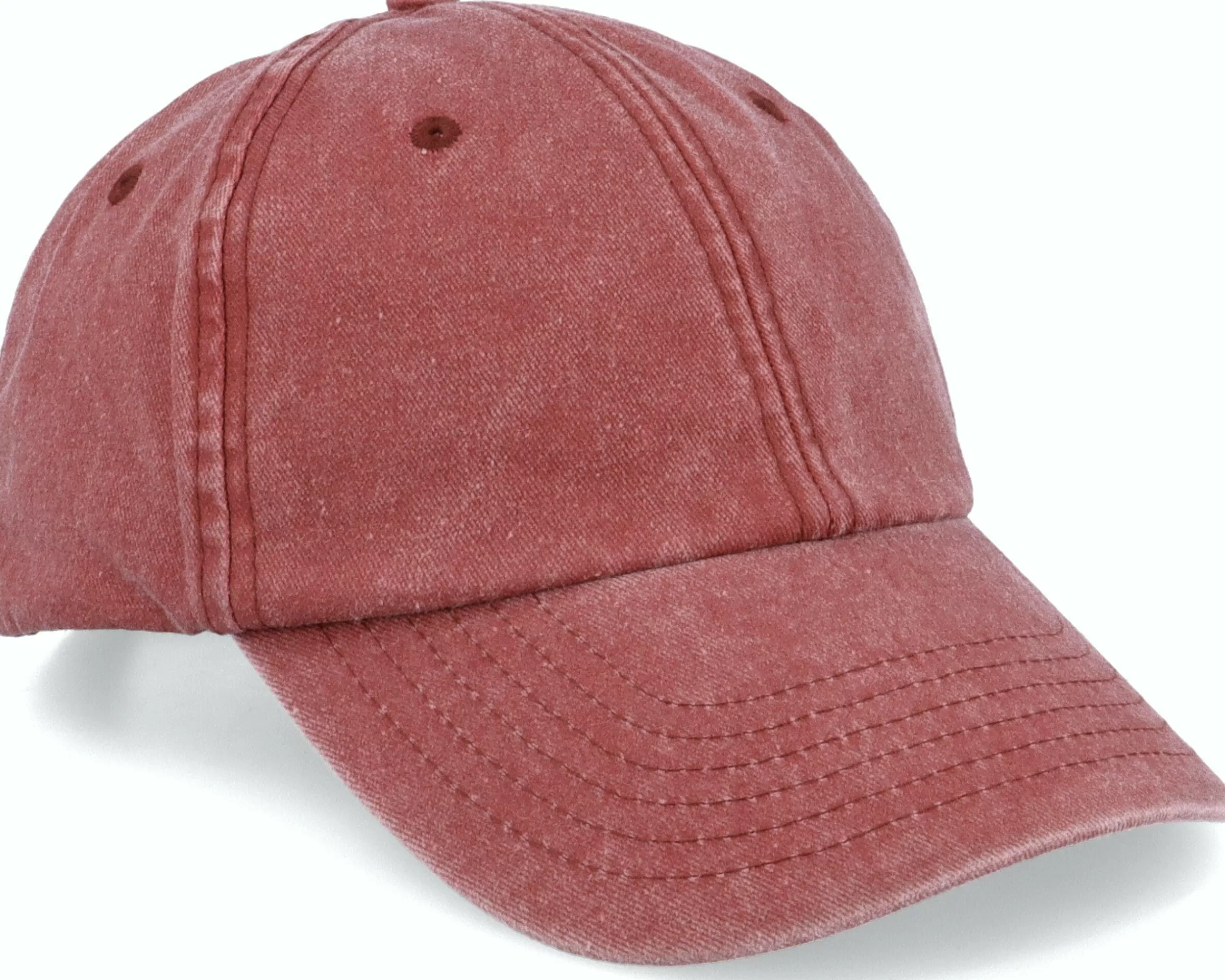Beechfield Vintage Washed Red Dad Cap - -Unisex Dad Cap