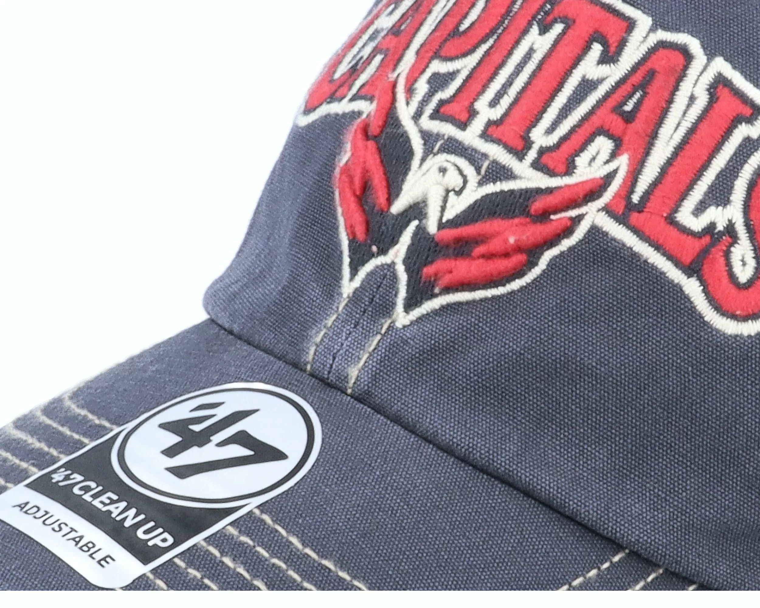 47 Brand Washington Capitals Tuscaloosa Clean Up Dad Cap Vintage Navy/Beige Trucker - -Unisex Dad Cap