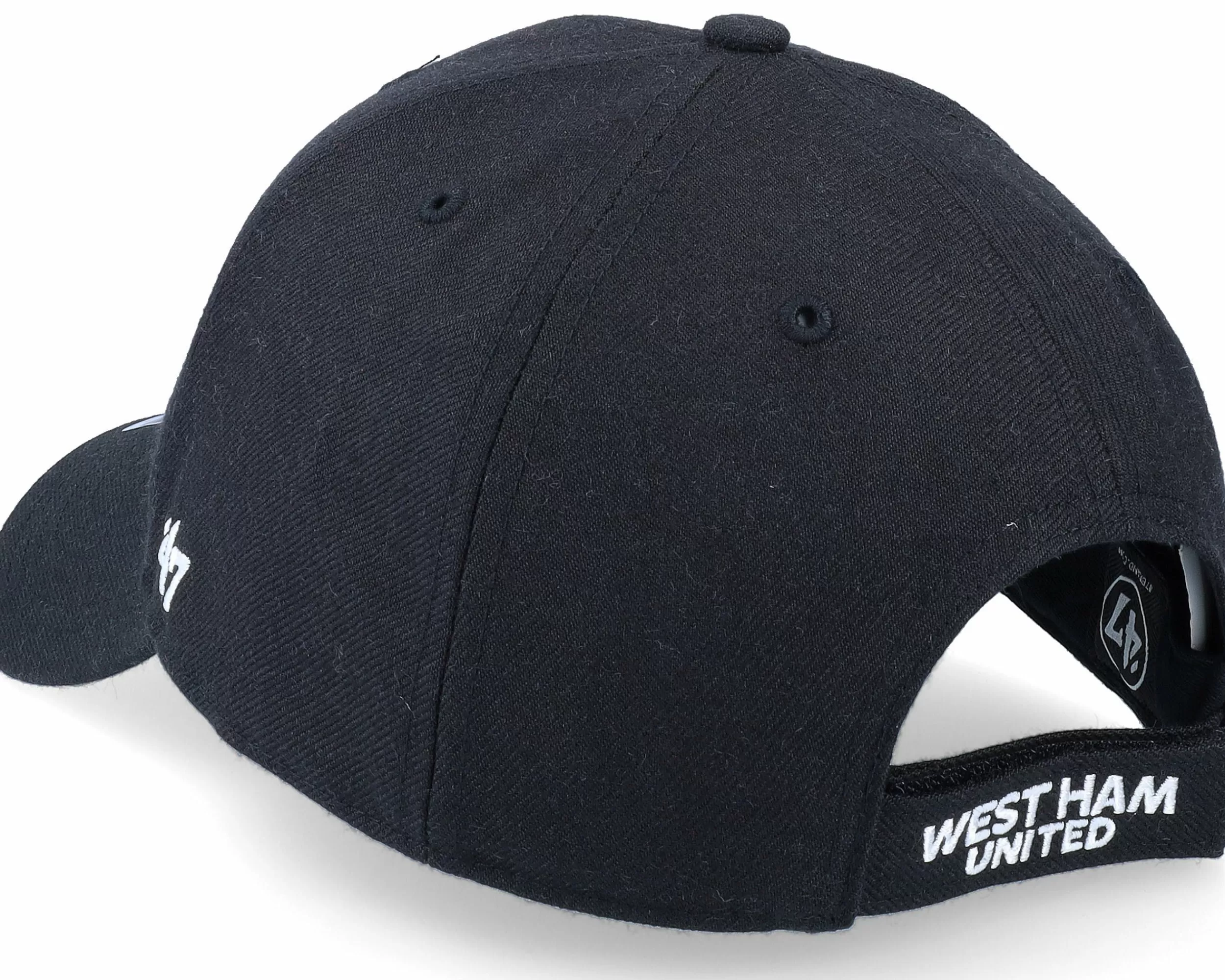 47 Brand West Ham Mvp Black Adjustable - -Unisex Adjustable